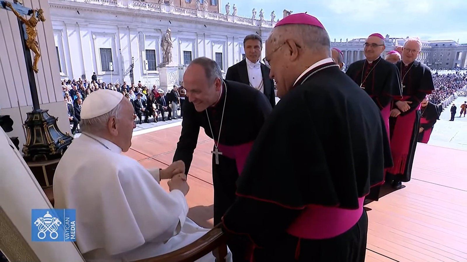 El Papa Francisco recibe en el Vaticano al obispo electo de Alcalá de Henares, Antonio Prieto