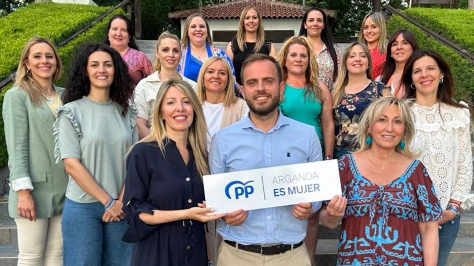 El PP de Arganda incluye a 15 mujeres en su candidatura frente a "las cuotas y la propaganda" de la izquierda