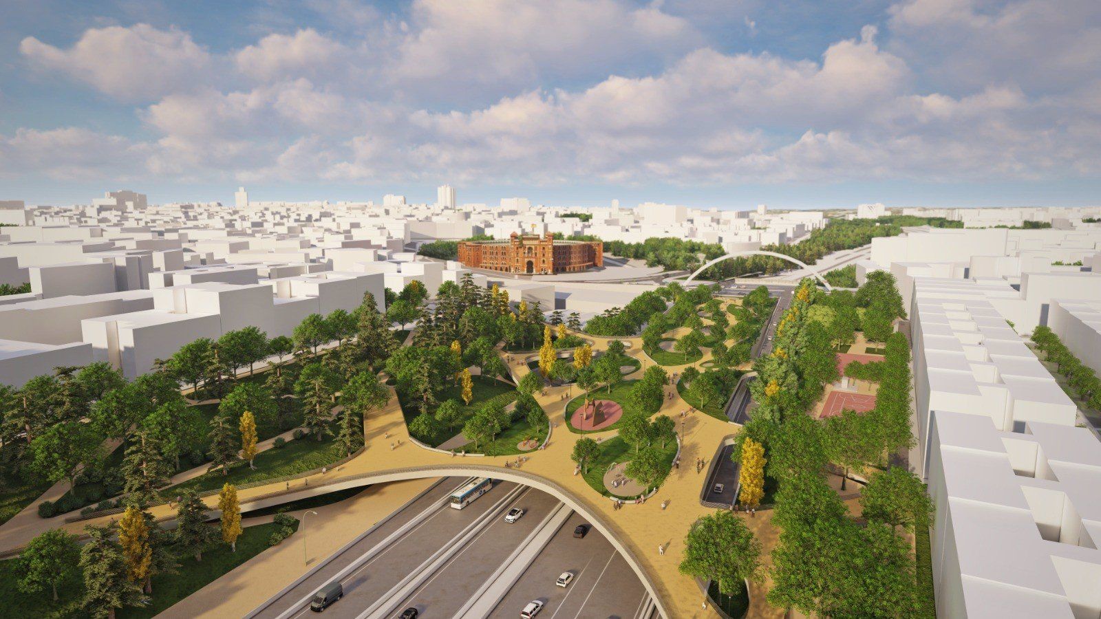 Martínez-Almeida promete cubrir la M-30 a su paso por Ventas con un jardín de 20.000 m2 si revalida el cargo