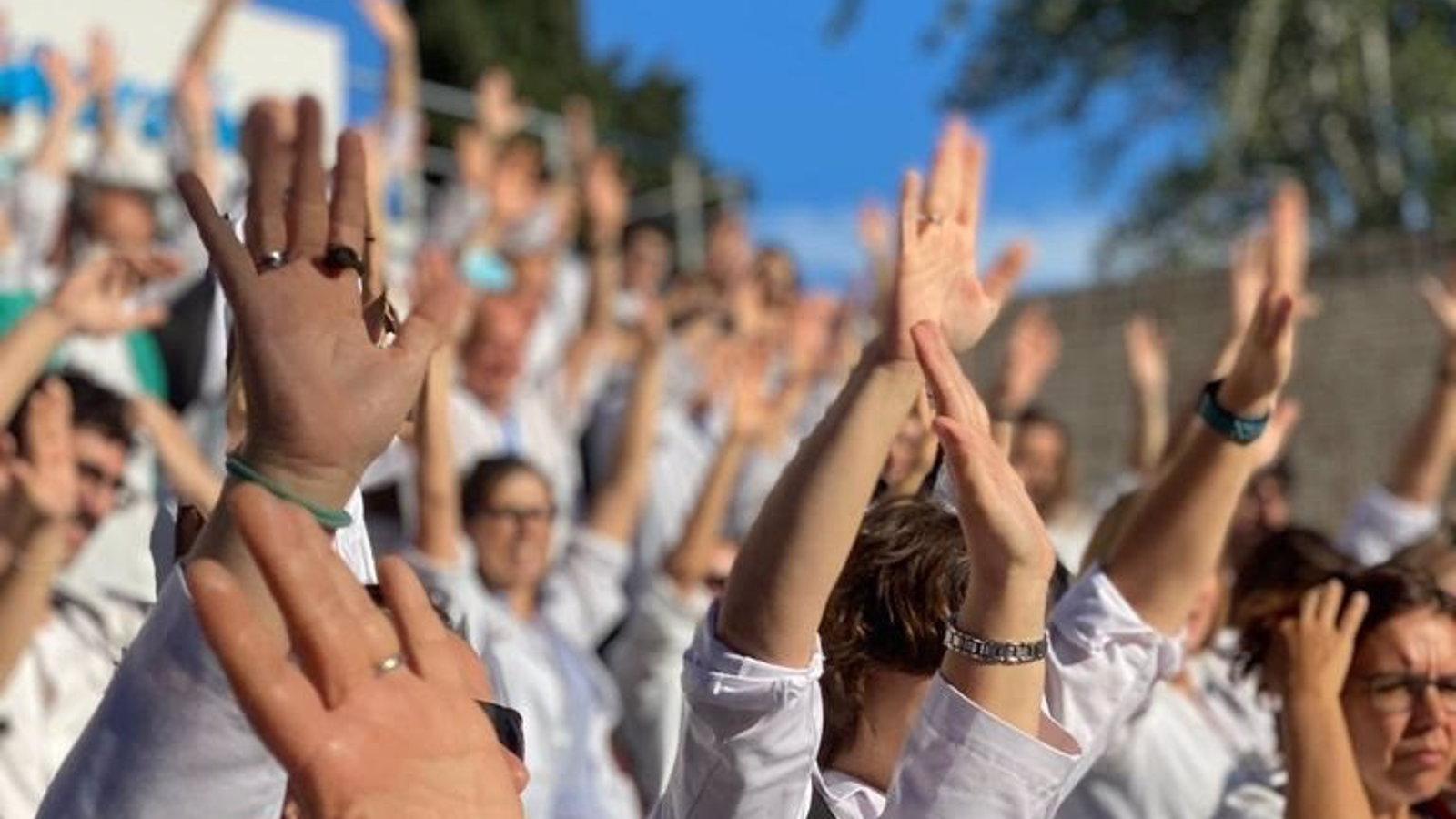 Cuarta jornada de huelga para denunciar la temporalidad en el Sermas