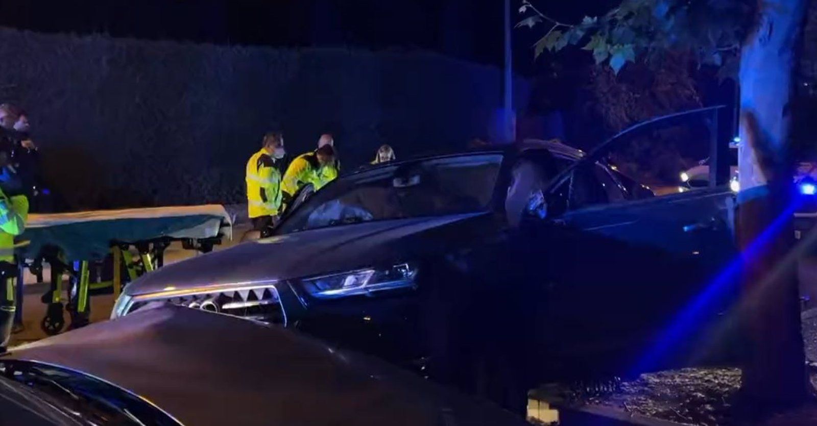 Un herido muy grave y otro leve en un accidente de tráfico en Pozuelo de Alarcón
