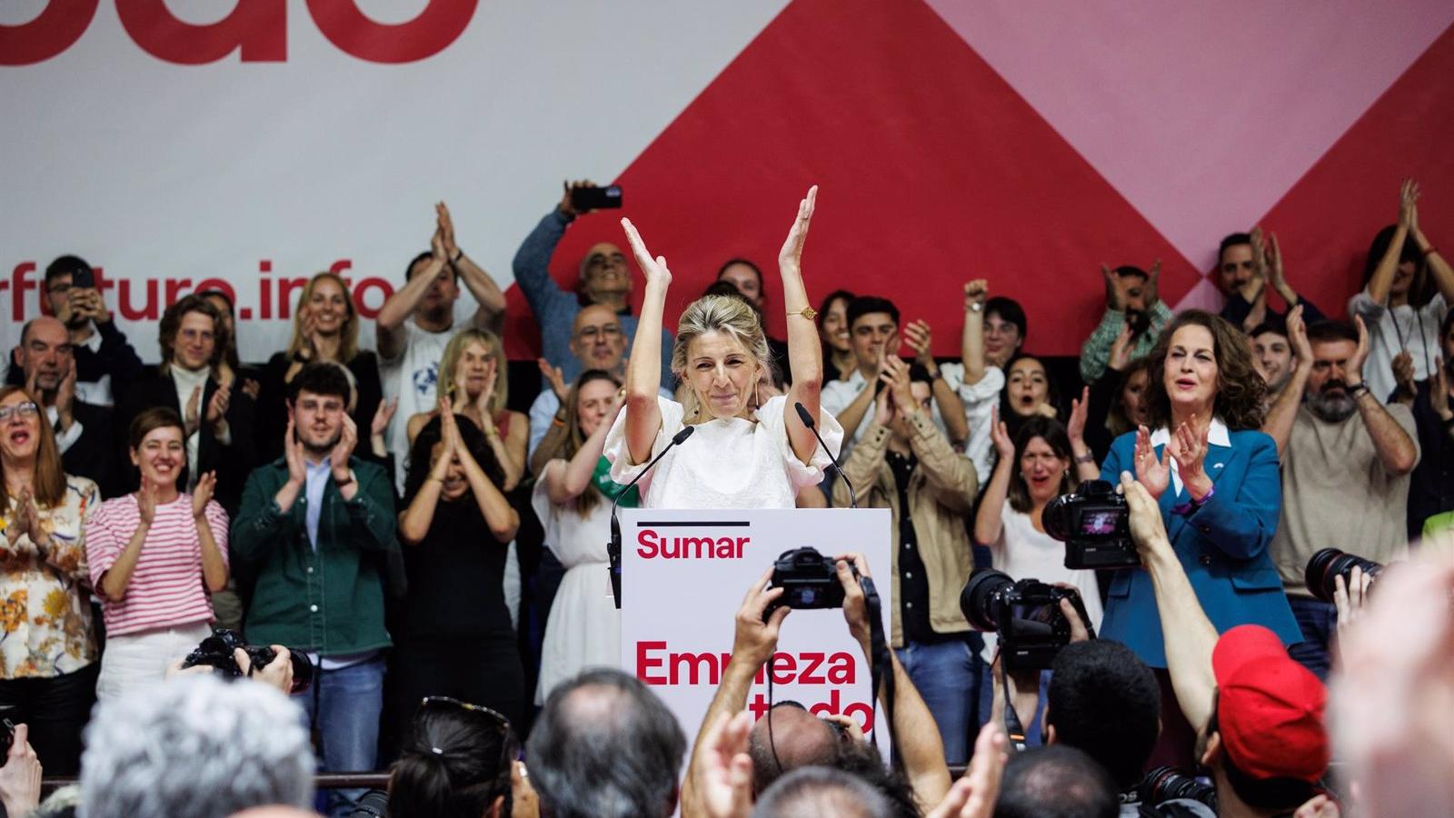 Díaz acelerará con Sumar para unir a la extrema izquierda ante el adelanto de las generales