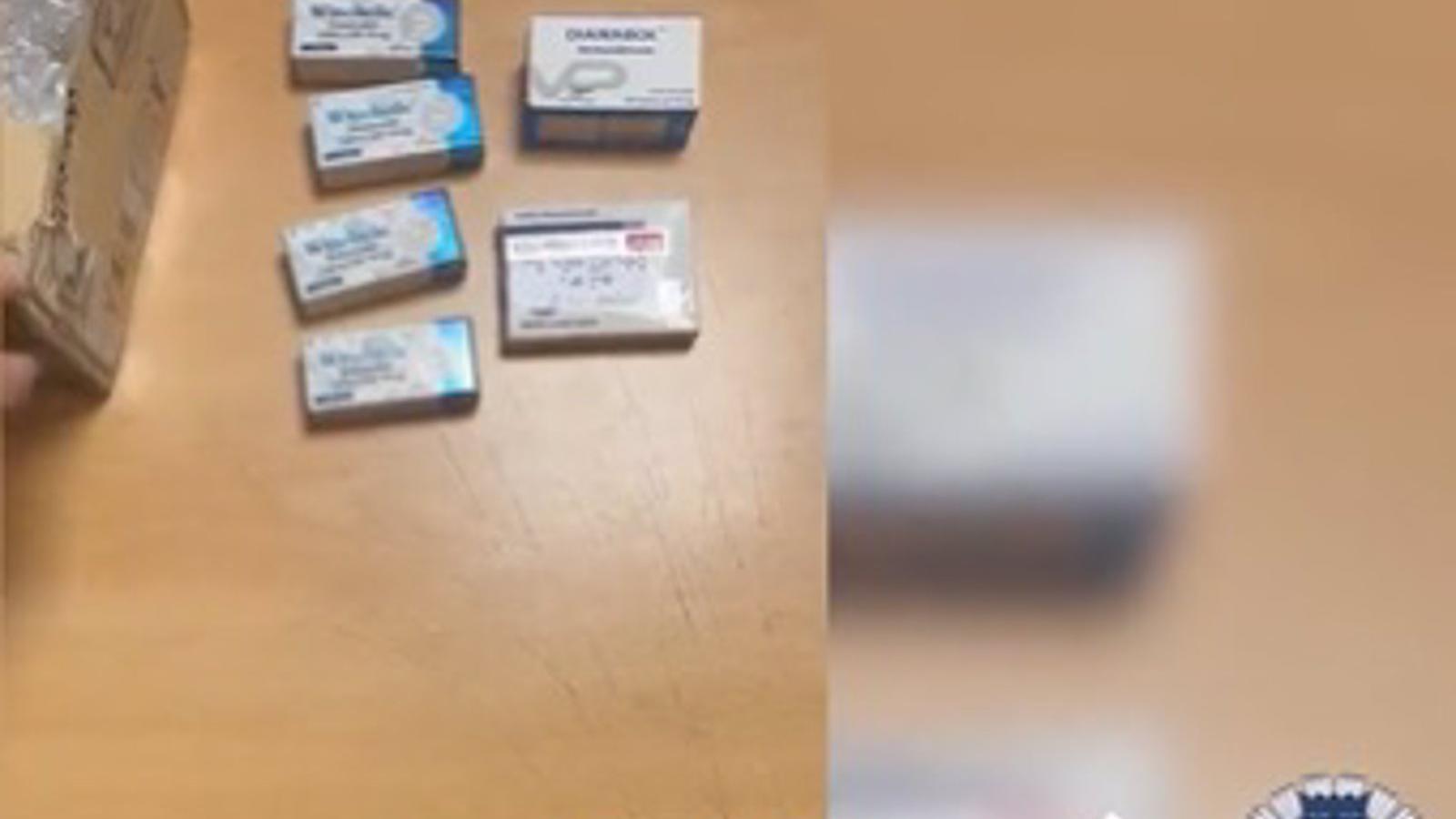 Un detenido y seis cajas de anabolizantes requisados en Ciudad Lineal