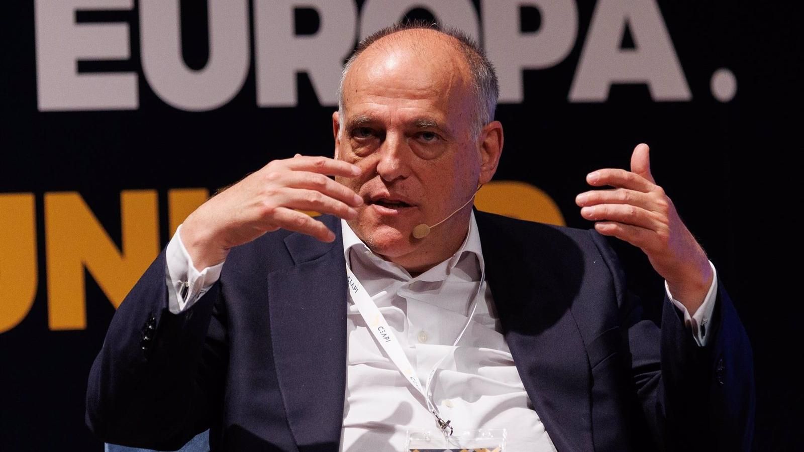  Javier Tebas: "La industria del fútbol genera el 1,4 del PIB en España, tenemos una responsabilidad tremenda"