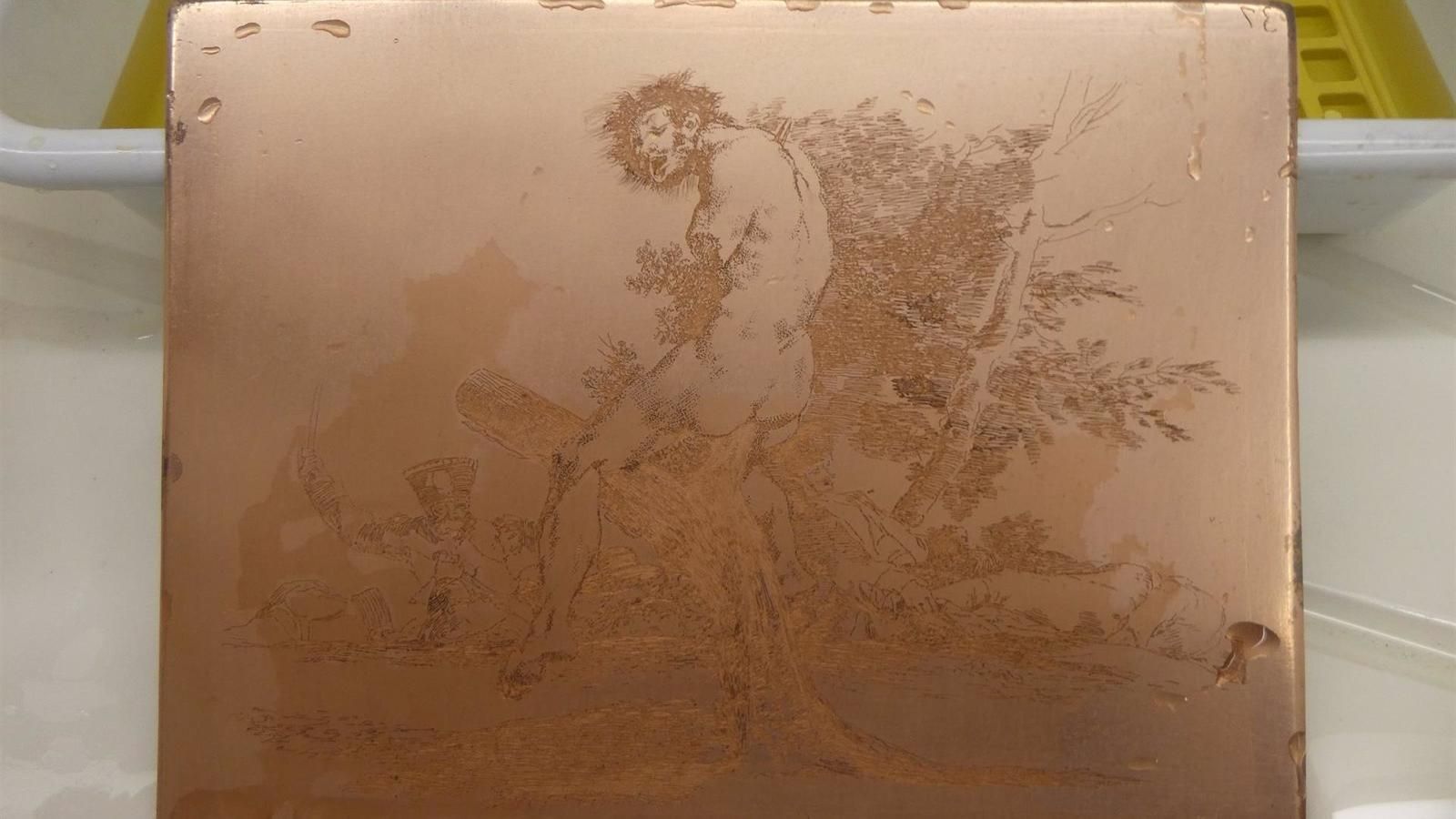 La Academia de Bellas Artes restaura las planchas de Goya