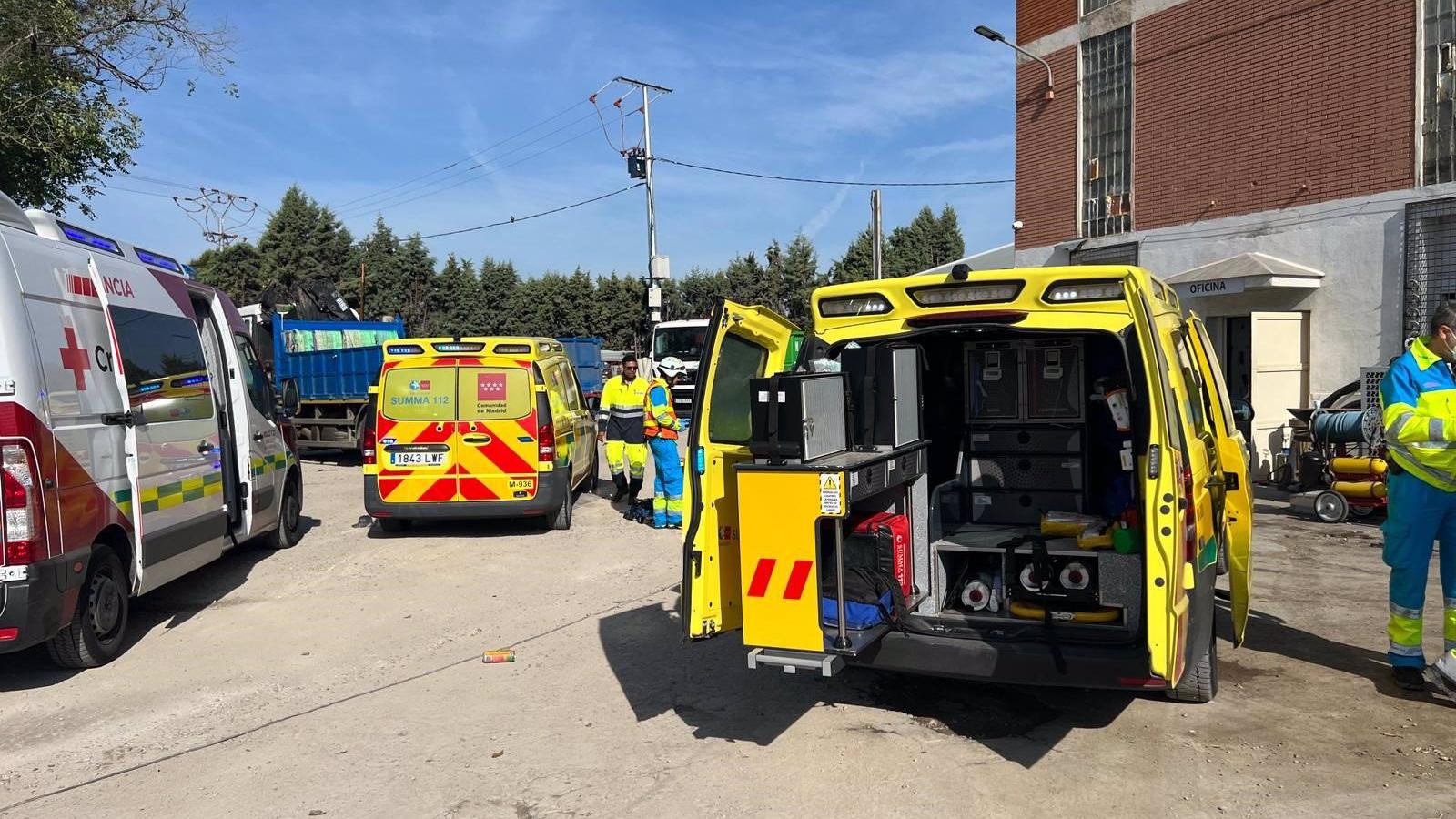 Muere un trabajador de 57 años atropellado en una nave de Torrejón de la Calzada
