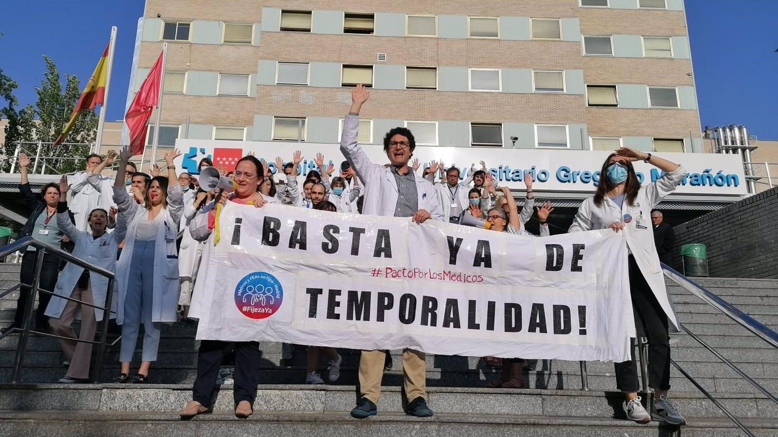 Piden a la nueva consejera de Sanidad una reunión "urgente" para abordar la temporalidad en el Sermas