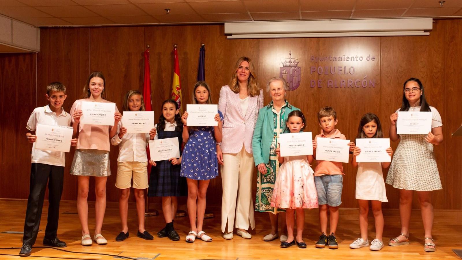 Pozuelo entrega los premios del Concurso Escolar de Poesía, Ilustración y Declamación 'Gerardo Diego'