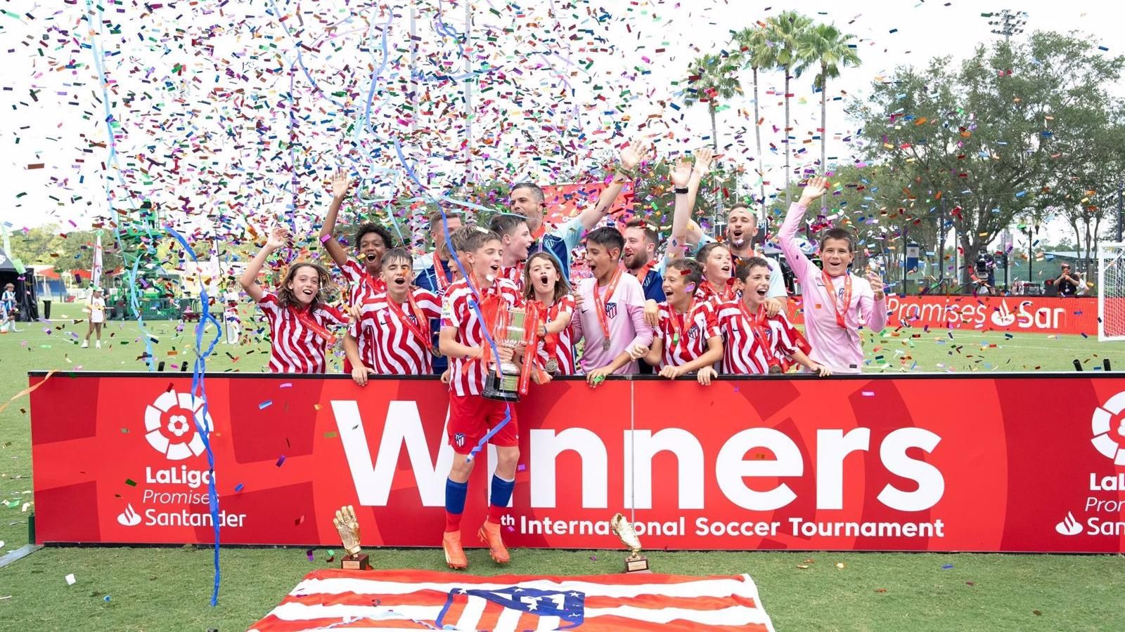  El Atlético de Madrid conquista de nuevo LaLiga Promises en Orlando