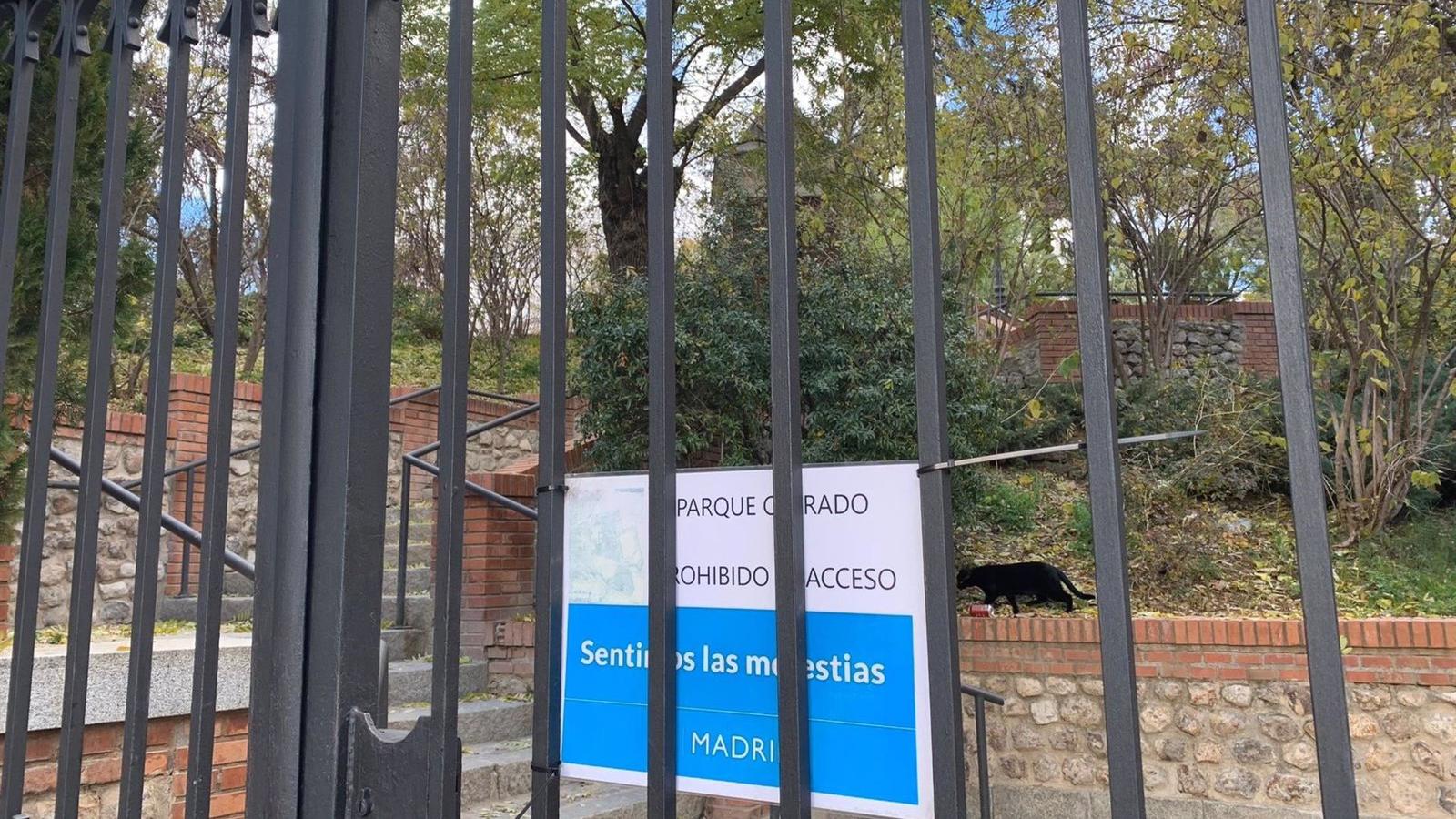El PSOE considera que el cierre de parques "no casa con la situación de emergencia climática"