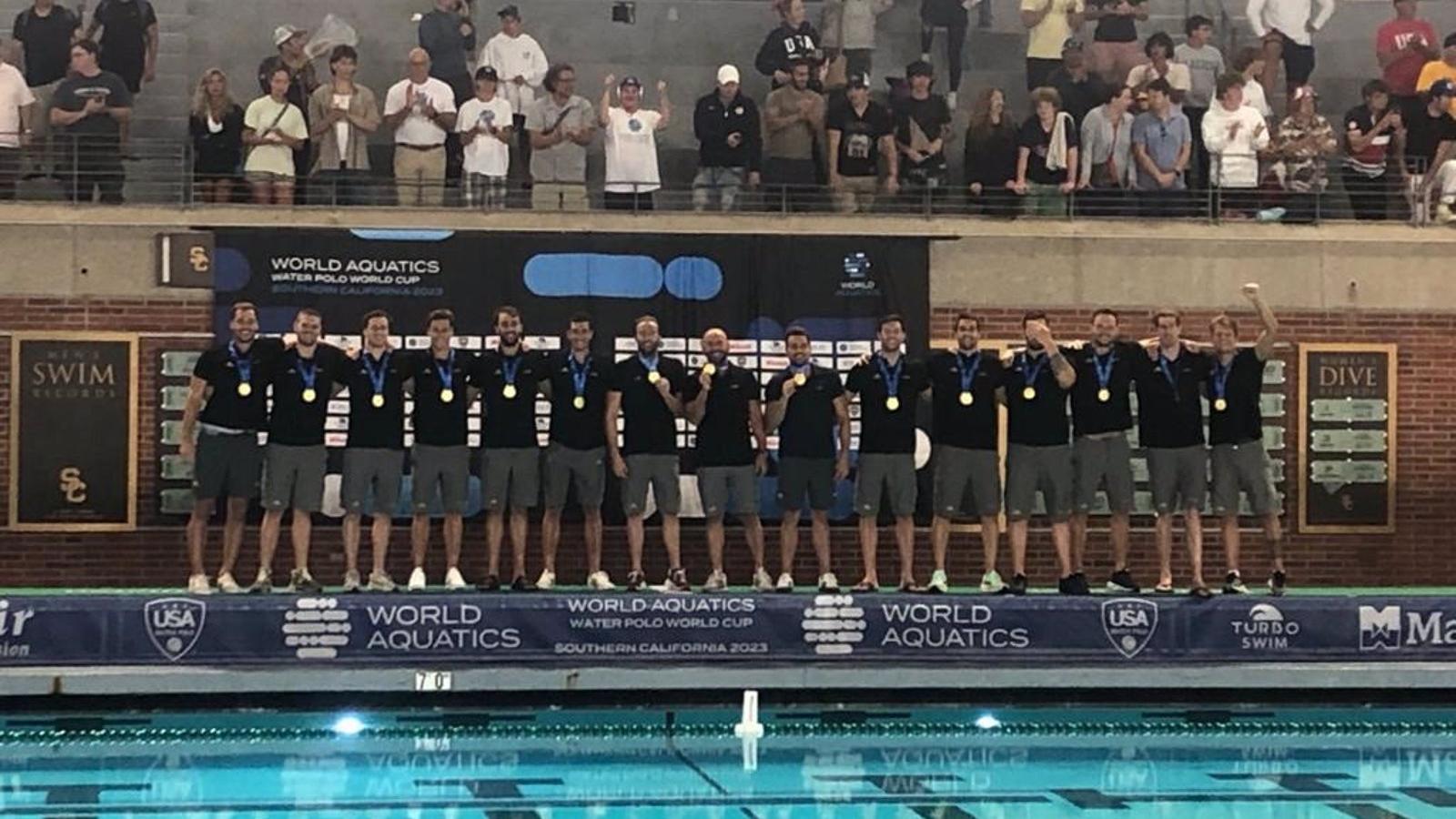 España se exhibe ante Italia (10-4) y conquista su primer oro en la Copa Mundial de Waterpolo