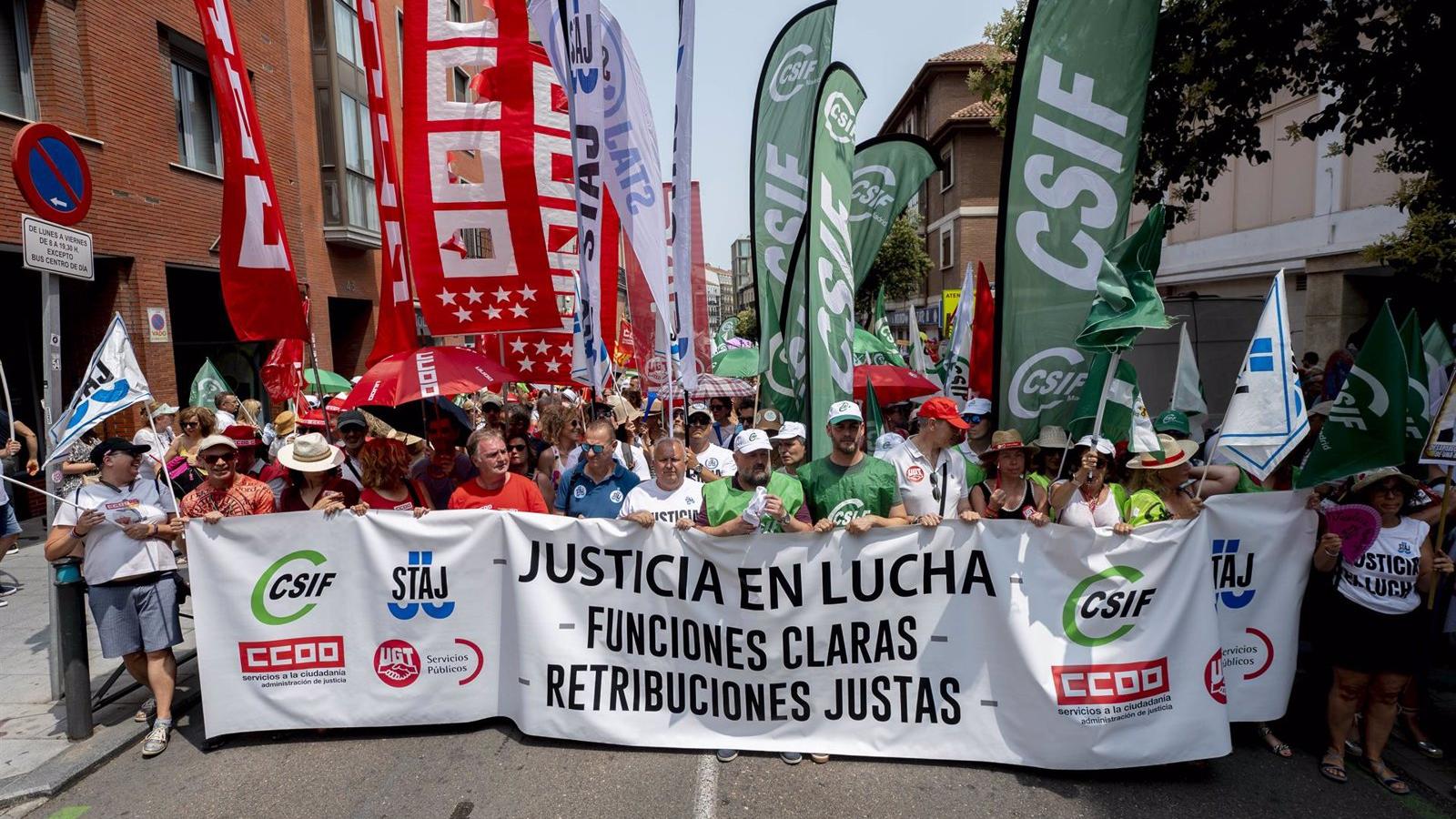 Funcionarios de justicia suspenden la huelga hasta que haya nuevo Gobierno