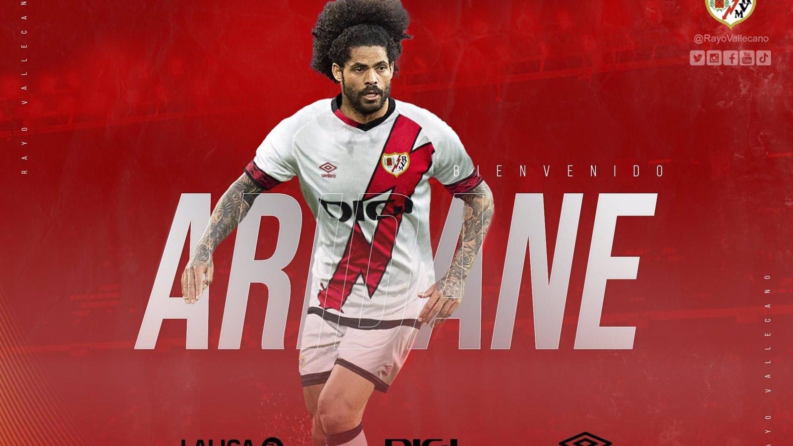  El central Aridane refuerza la defensa del Rayo Vallecano hasta 2025