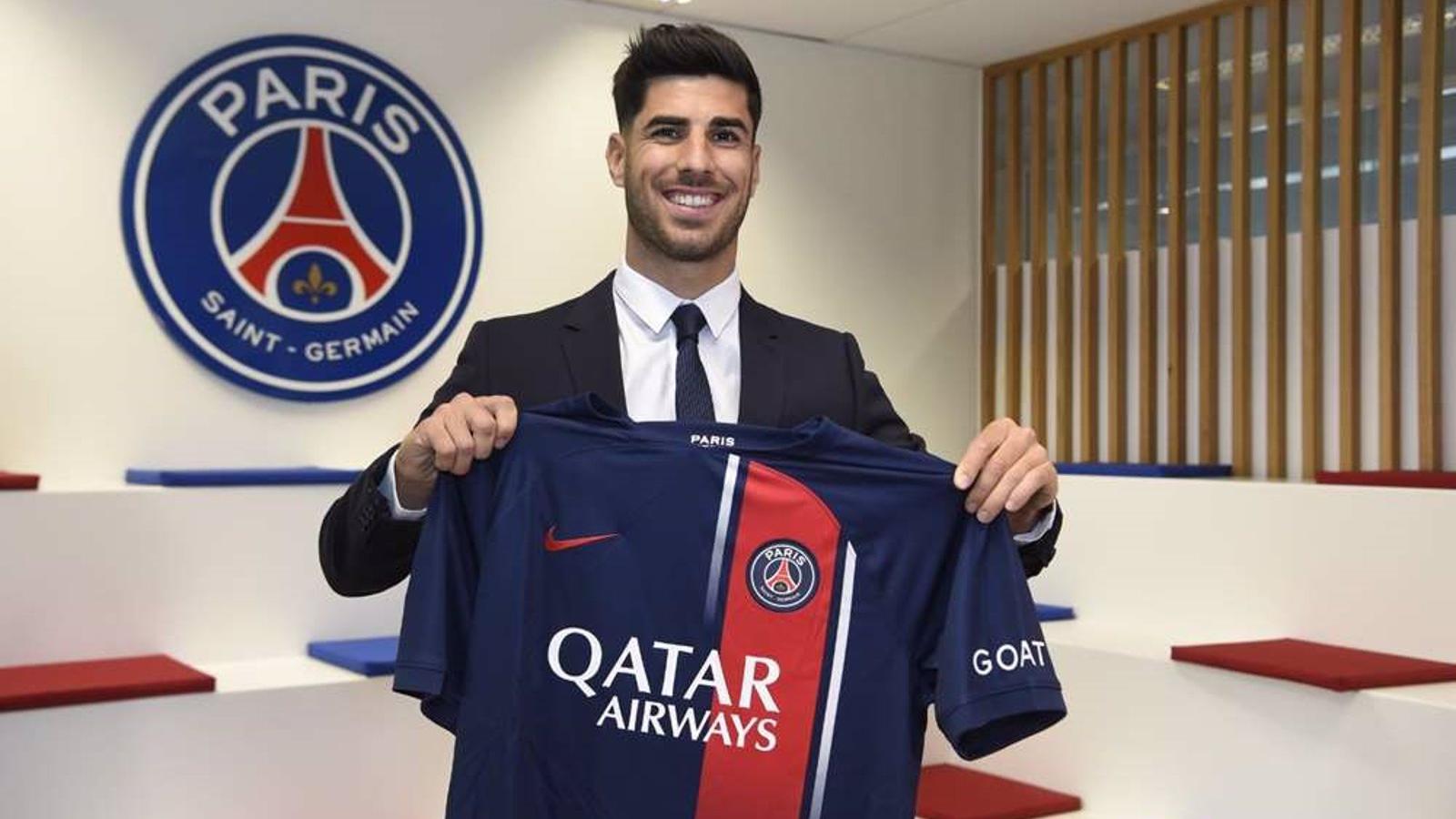  Marco Asensio se convierte en nuevo futbolista del PSG hasta 2026