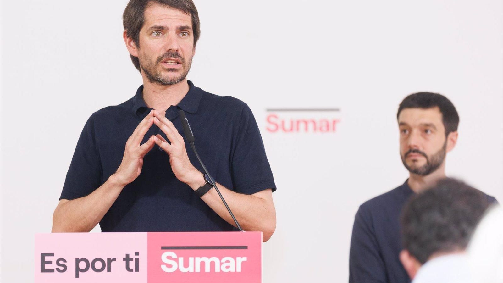 Sumar apuesta por eliminar los vuelos nacionales y en jet privado