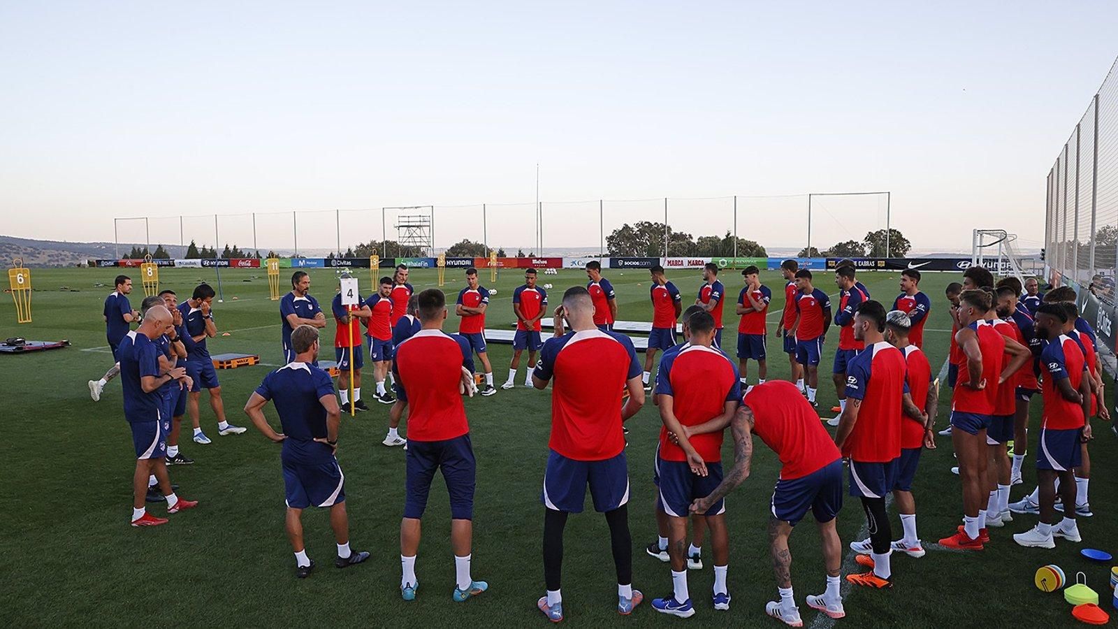 El Atlético de Madrid sigue su intensa puesta a punto en San Rafael con el protagonismo de Joao Félix