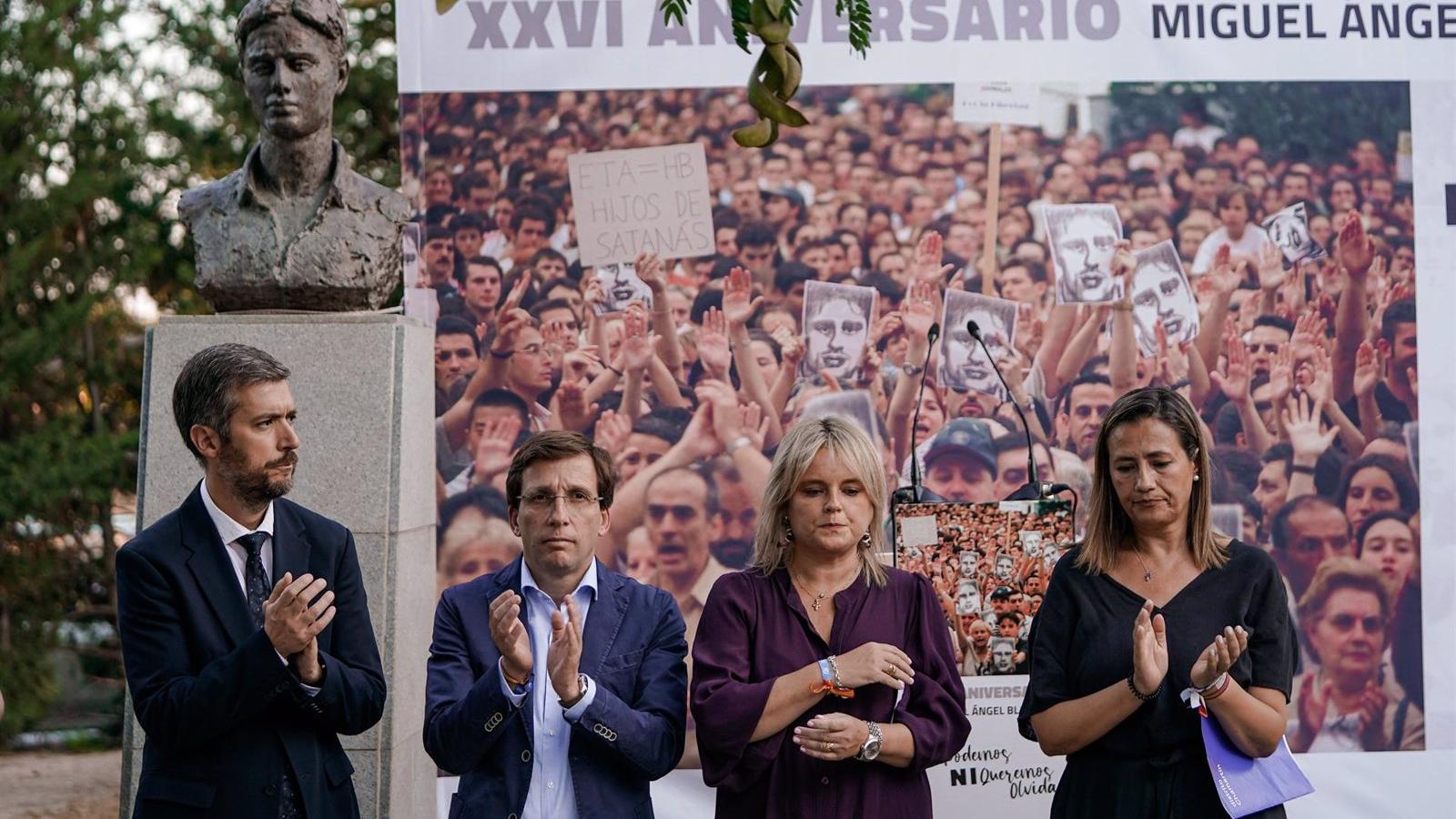 La Comunidad y el Ayuntamiento recuerdan a Miguel Ángel Blanco en el XXVI aniversario de su asesinato