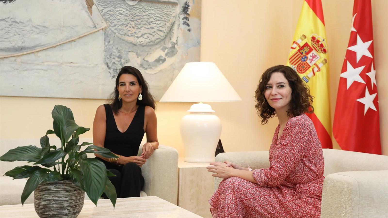 Monasterio envía su ánimo a Díaz Ayuso tras sufrir un aborto: "Ya estará en el cielo"