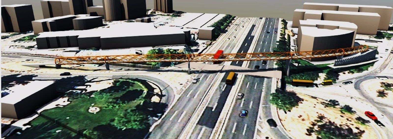 Aprobado provisionalmente el proyecto para una pasarela en la autovía A-6 entre Aravaca y Valdemarín