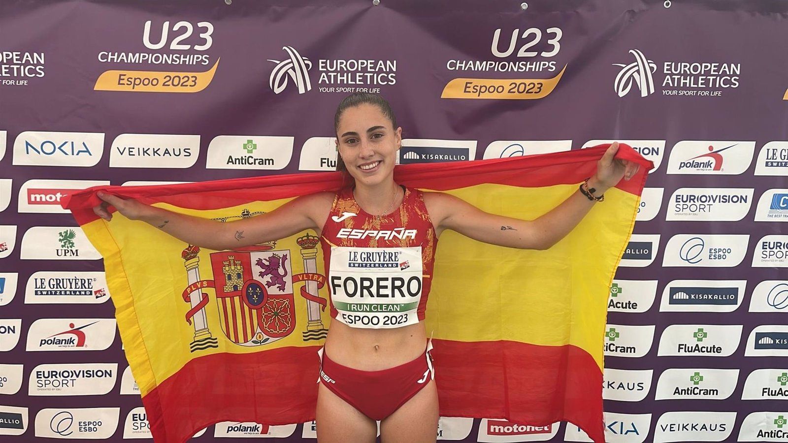 La española María Forero, subcampeona de Europa sub-23 en los 5.000 metros
