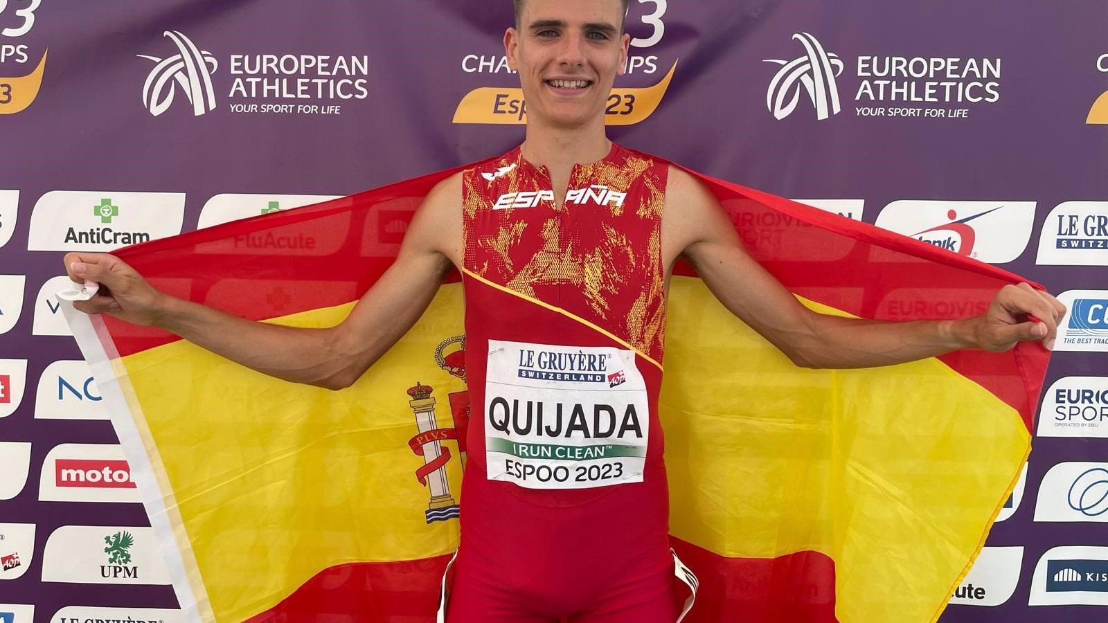 Alejandro Quijada pone el broche de oro a once medallas españolas en el Europeo Sub 23
