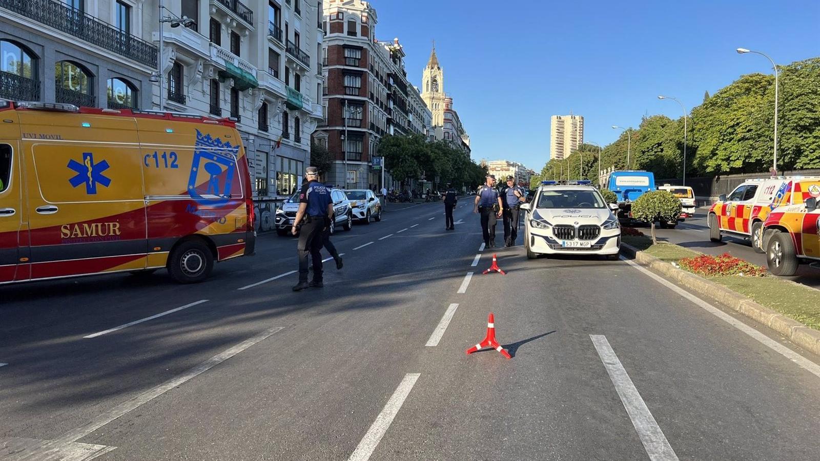 El conductor del coche que atropelló el domingo a tres personas junto a la Puerta de Alcalá dio positivo en alcohol