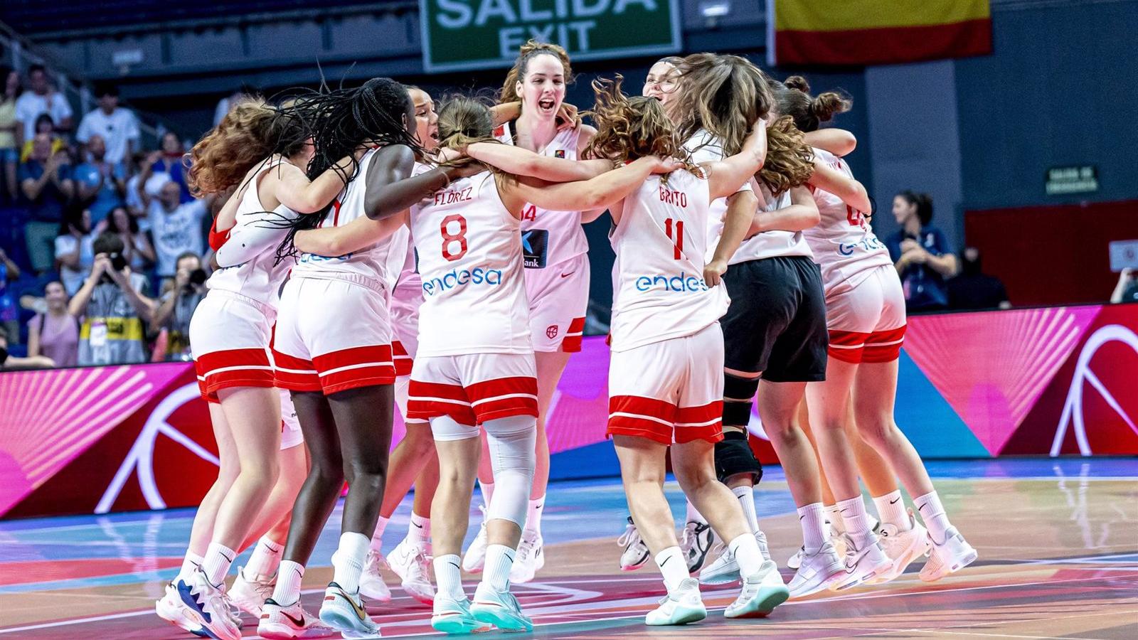España, a la final del Mundial Sub-19 de Baloncesto Femenino de Madrid