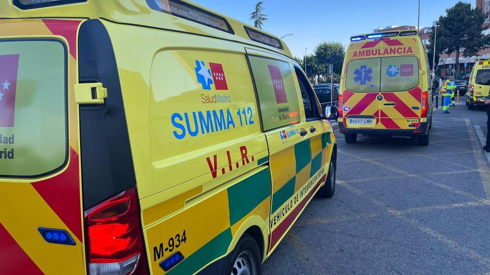 Herido muy grave un hombre tras ser atropellado en una calle de Móstoles