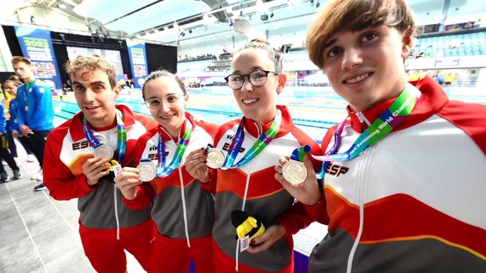España suma otras seis medallas en el Mundial de Natación Paralímpica de Mánchester