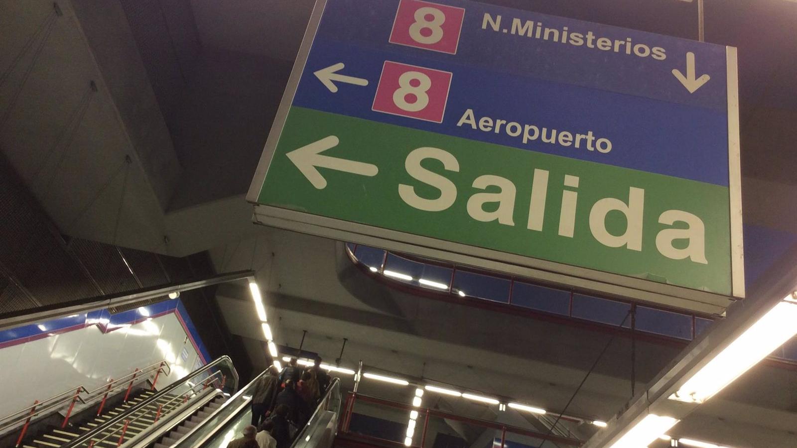 La Comunidad extiende la instalación del sistema de guiado por voz a todas las estaciones de la L8 de Metro