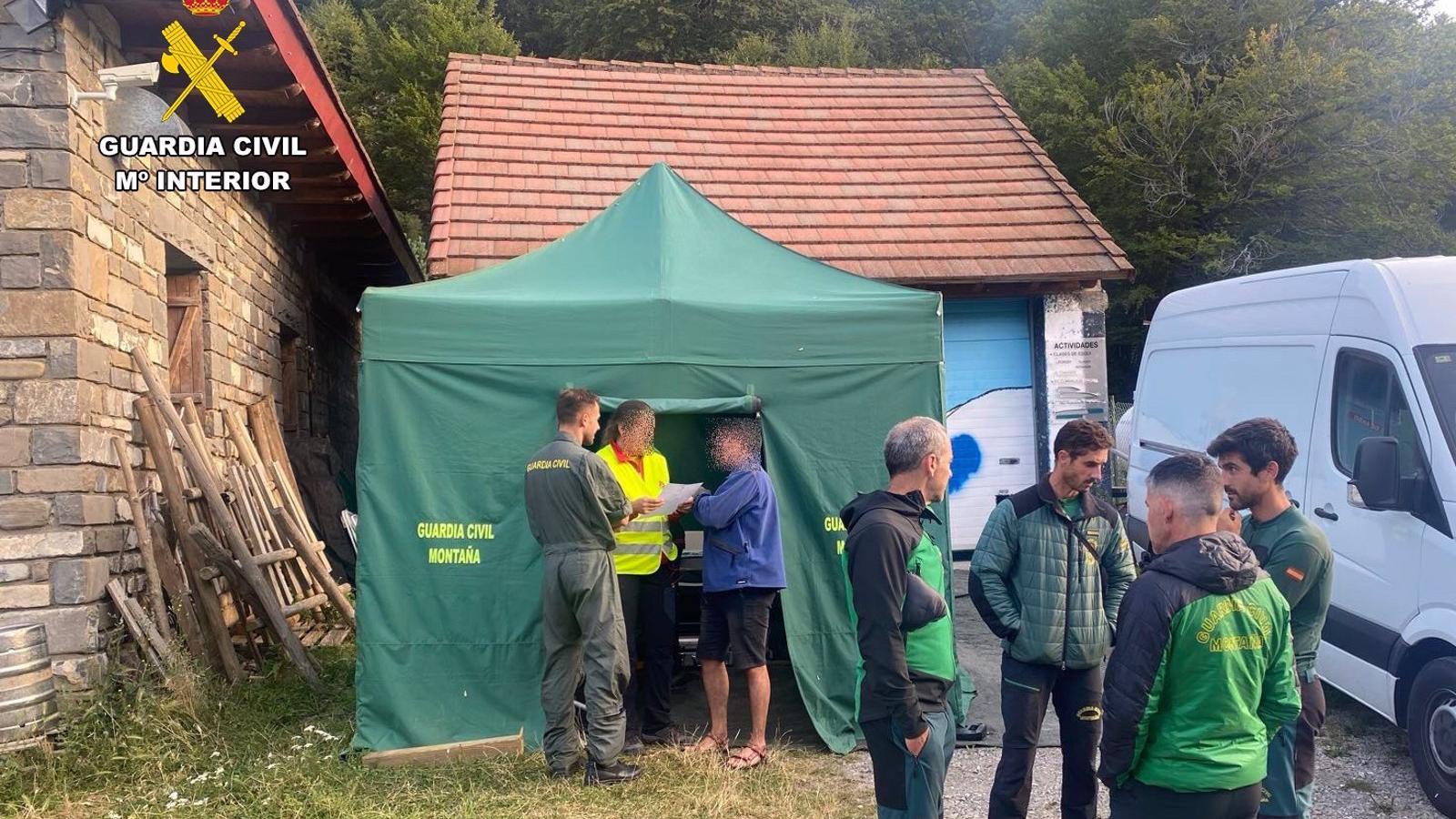Rescatado el espeleólogo madrileño accidentado en el Pico la Sima, en Huesca
