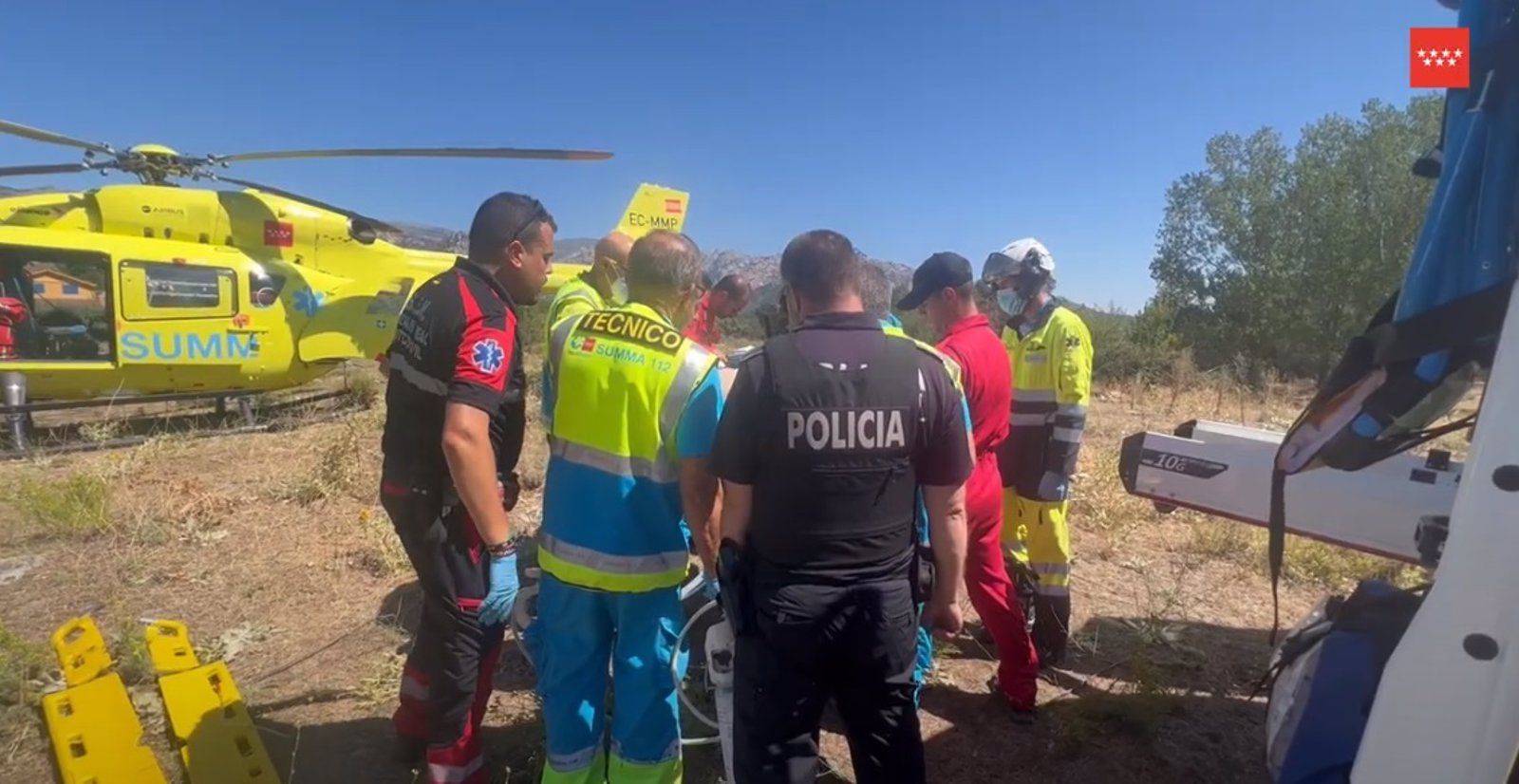 Muere una anciana golpeada accidentalmente por el coche de su marido en El Boalo