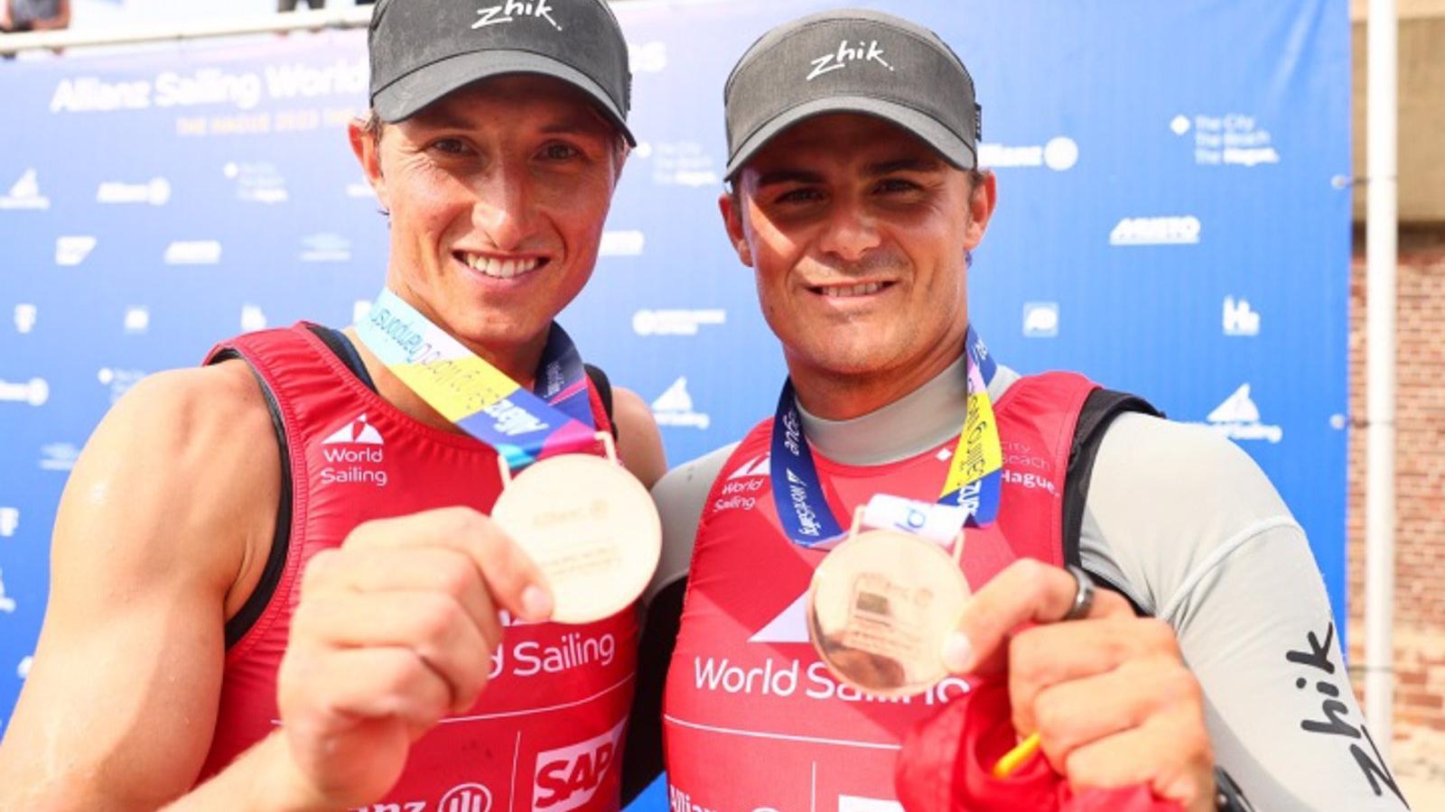 Los españoles Botín y Trittel, bronce en el Mundial de Vela