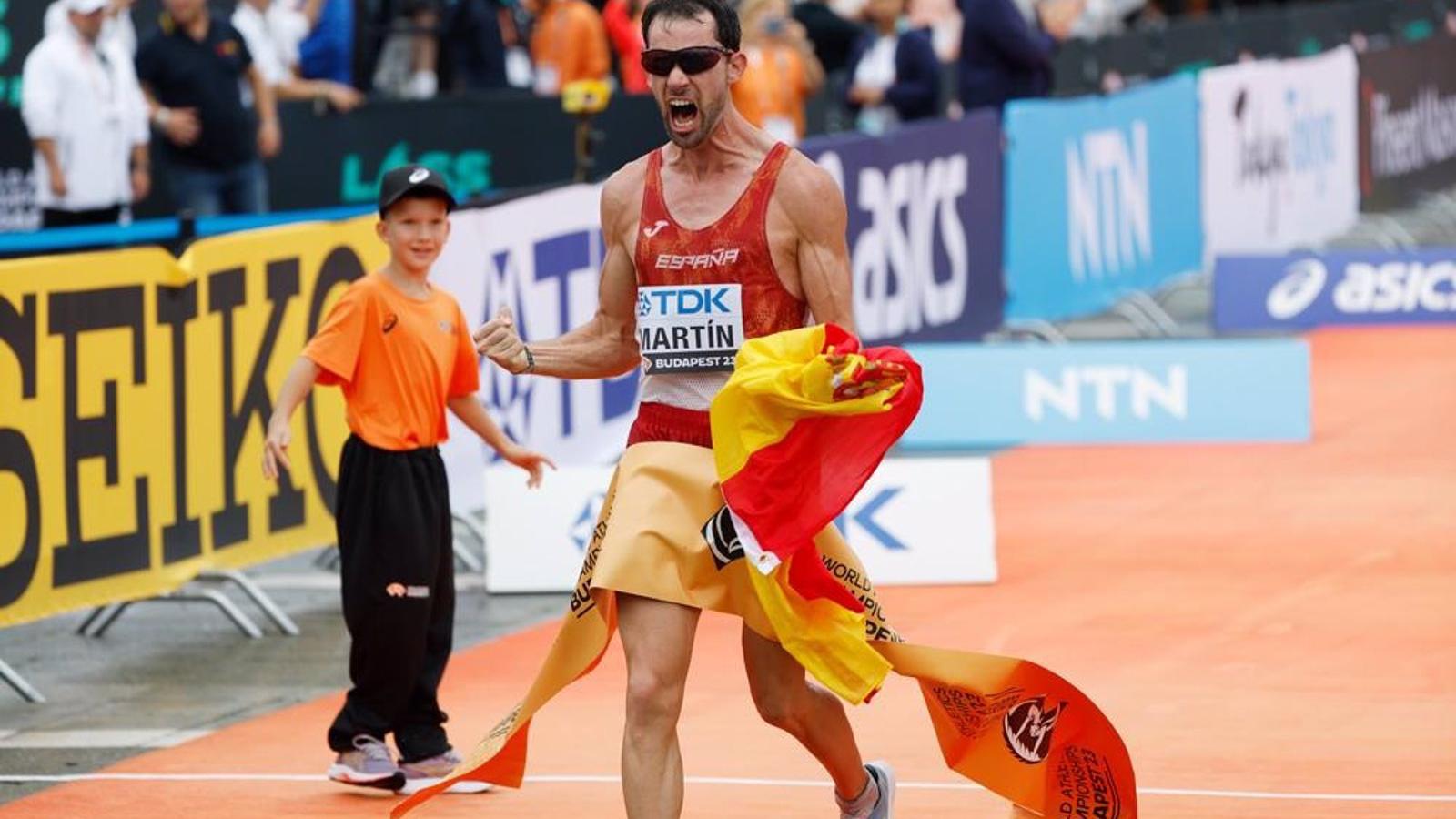 Álvaro Martín, campeón del mundo de 20 km marcha
