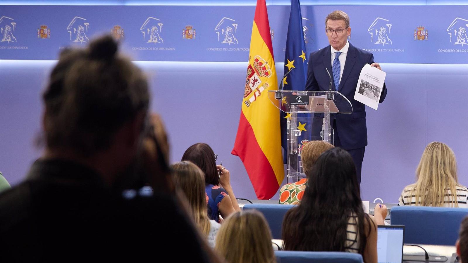 Feijóo no acepta la propuesta de Sánchez sobre el CGPJ y condiciona el acuerdo a que se "blinde" su independencia