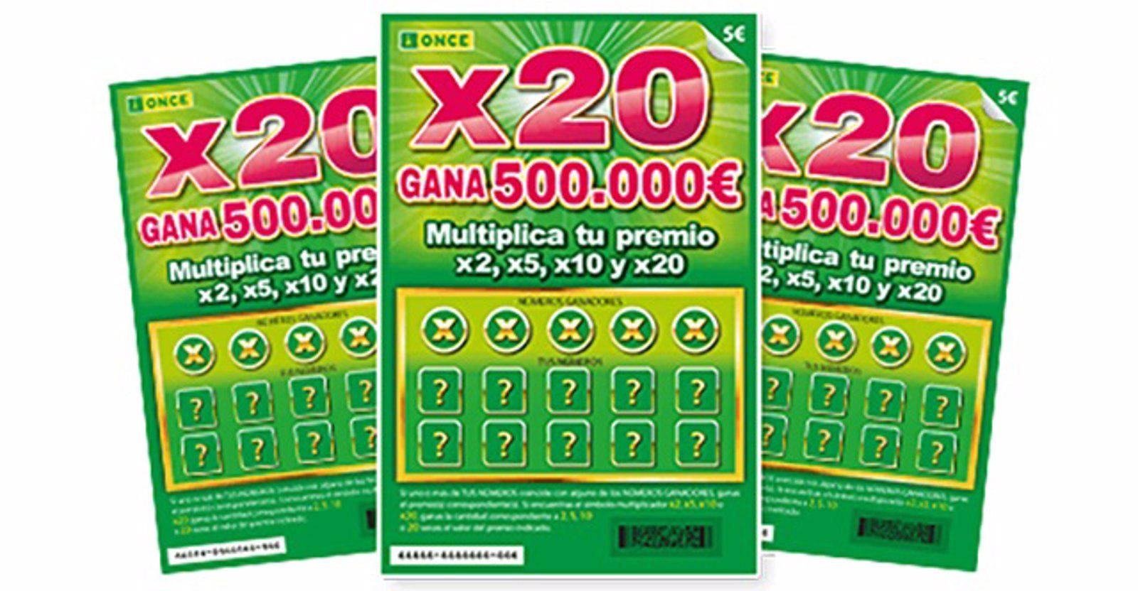 El 'Rasca X20' de la ONCE deja los 500.000 euros de su premio mayor en Alcorcón