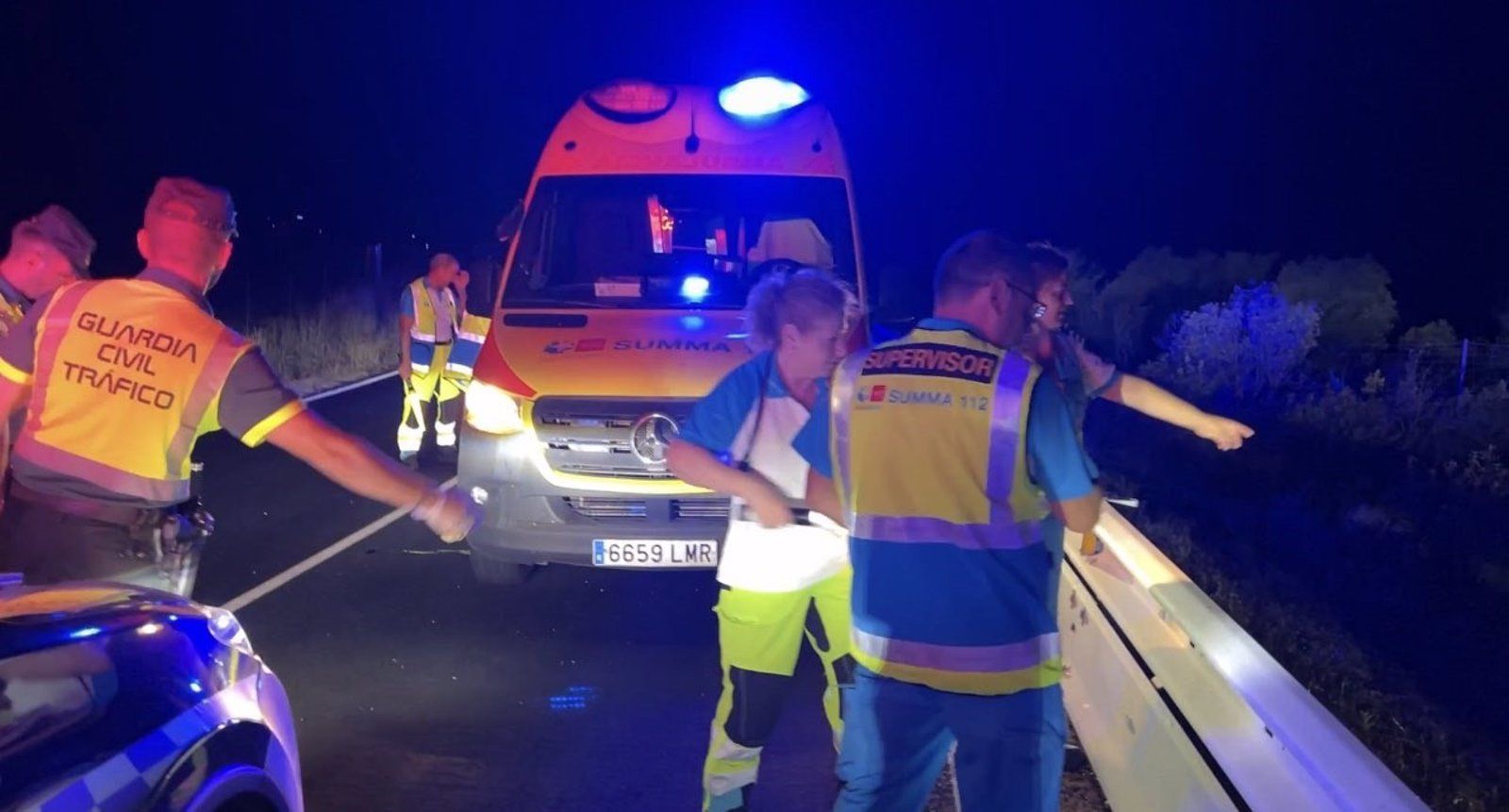 Herido grave un motorista de 53 años al caer de la moto en Alcalá de Henares