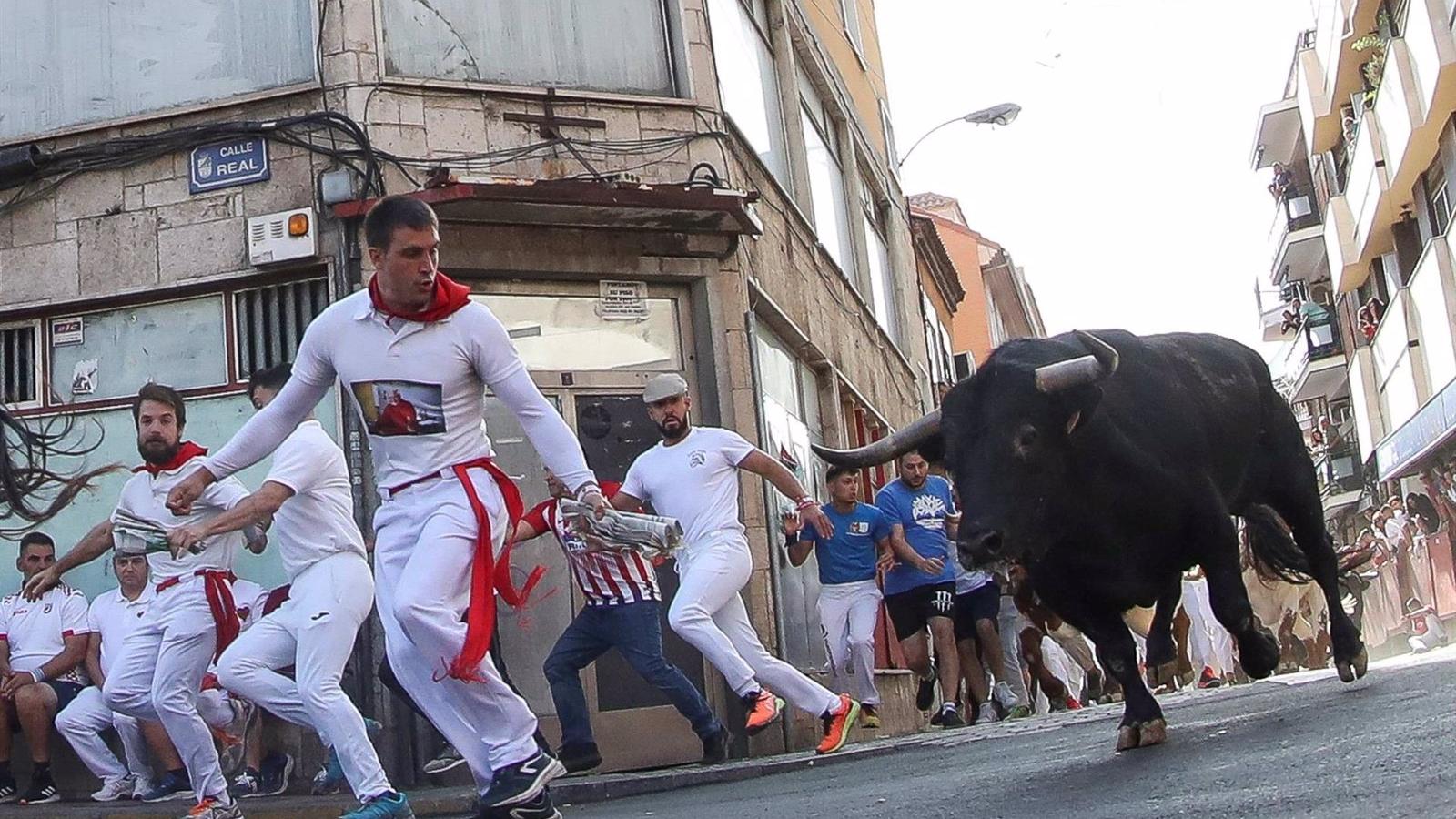 Cinco contusiones por caídas en el sexto encierro de San Sebastián de los Reyes