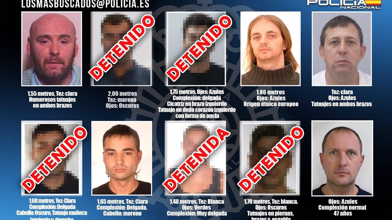 Detenido en Madrid un fugitivo incluido en la lista de "Los diez más buscados" por un asesinato en México