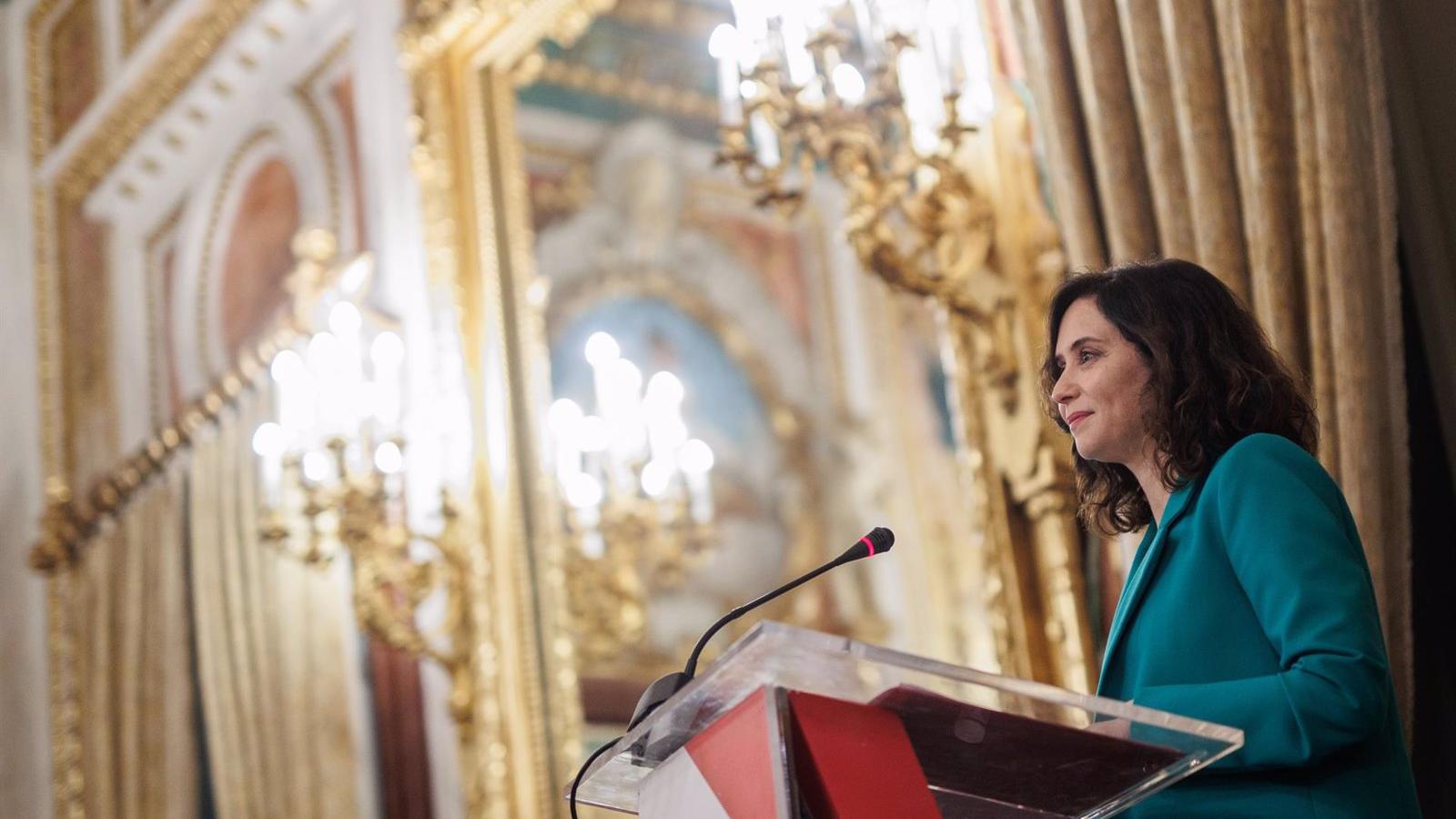 Díaz Ayuso aplaude a los exdirigentes del PSOE que "alzan la voz" contra la amnistía