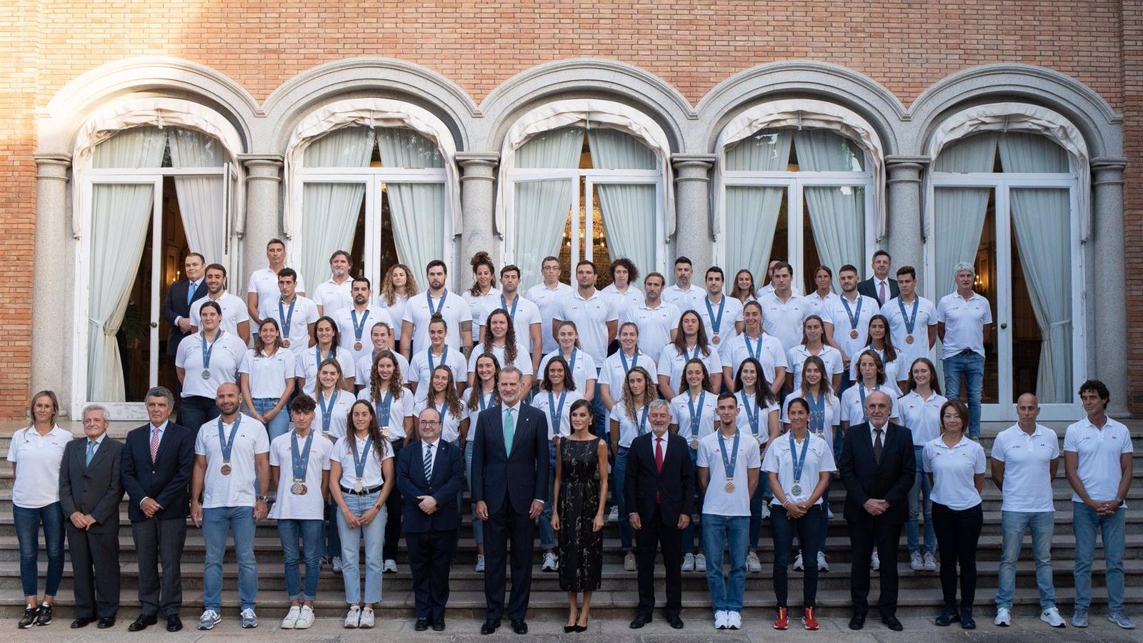 Los Reyes reciben a los equipos españoles participantes en el Mundial de Fukuoka 2023