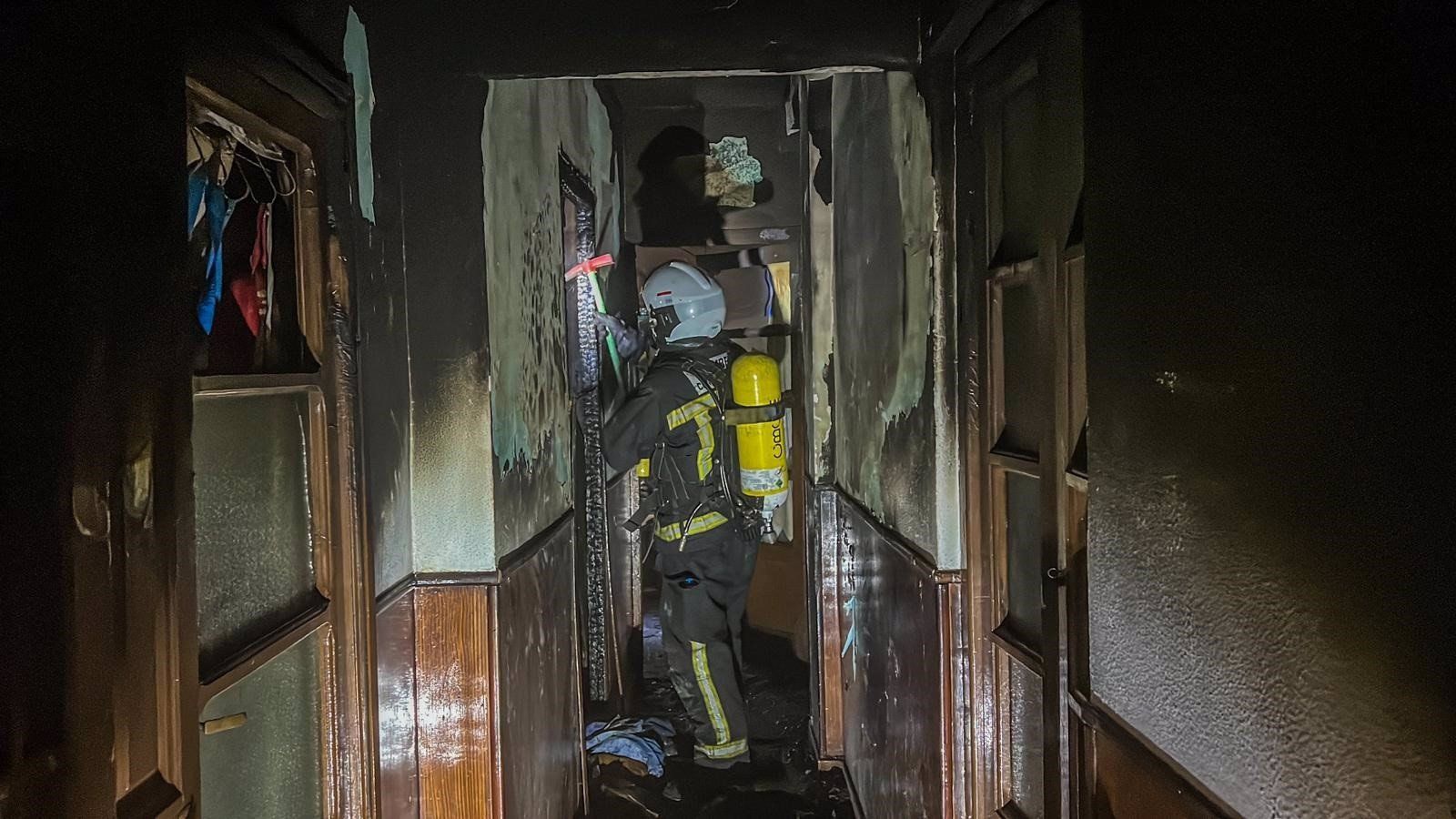 Un incendio en una casa en Pozuelo de Alarcón deja tres intoxicados
