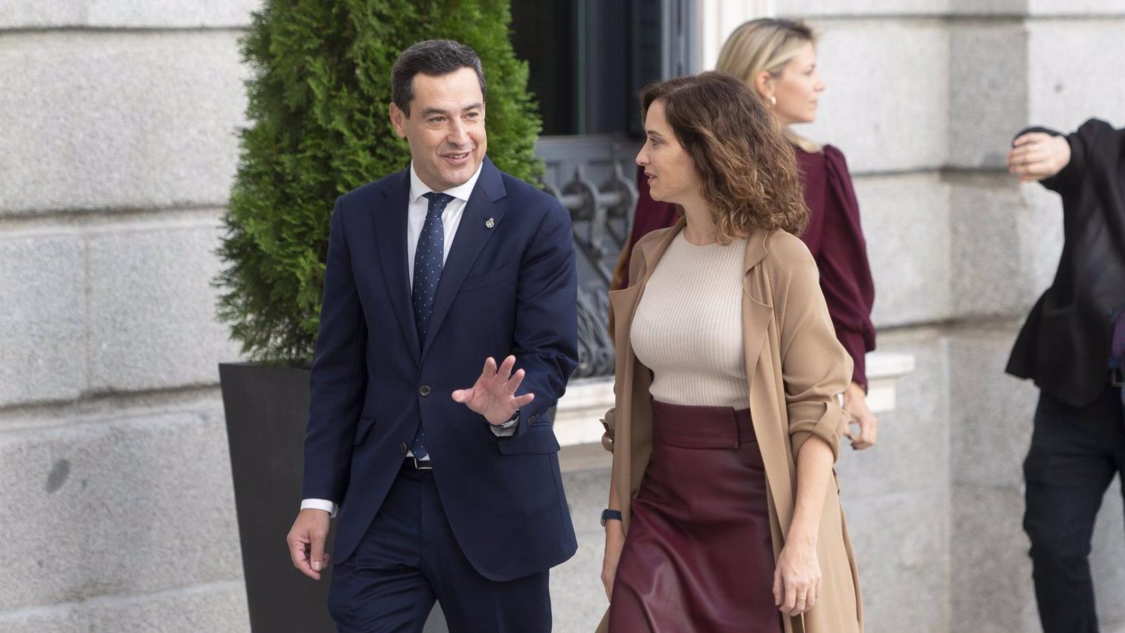 Díaz Ayuso destaca que el discurso de Feijóo muestra "la realidad de España" frente a la "tiranía de las minorías"