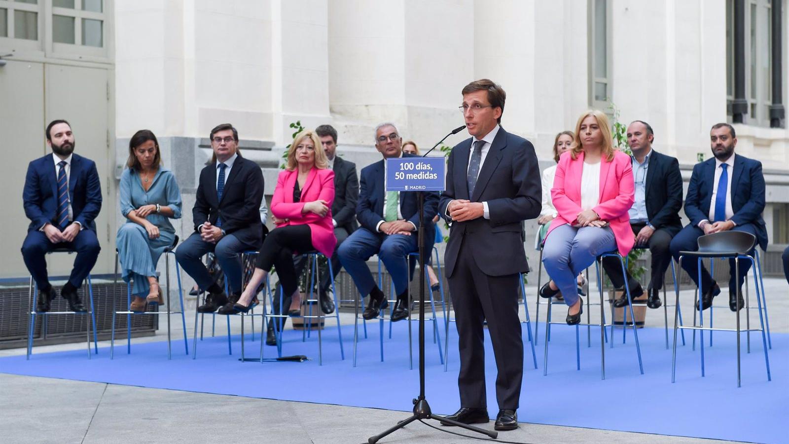 Martínez-Almeida asegura que apostará por una política fiscal "equilibrada", una gestión "eficaz" y la transformación urbana de Madrid