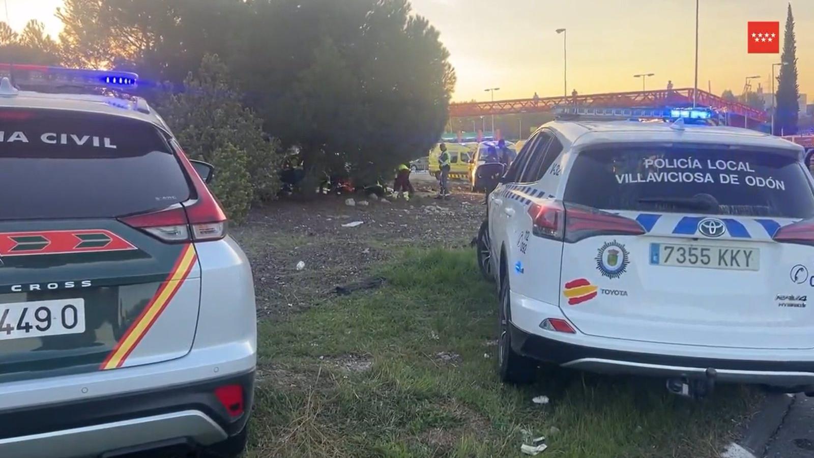 Atendido un conductor que sufrió un infarto mientras circulaba por la M-506 en Villaciosa de Odón