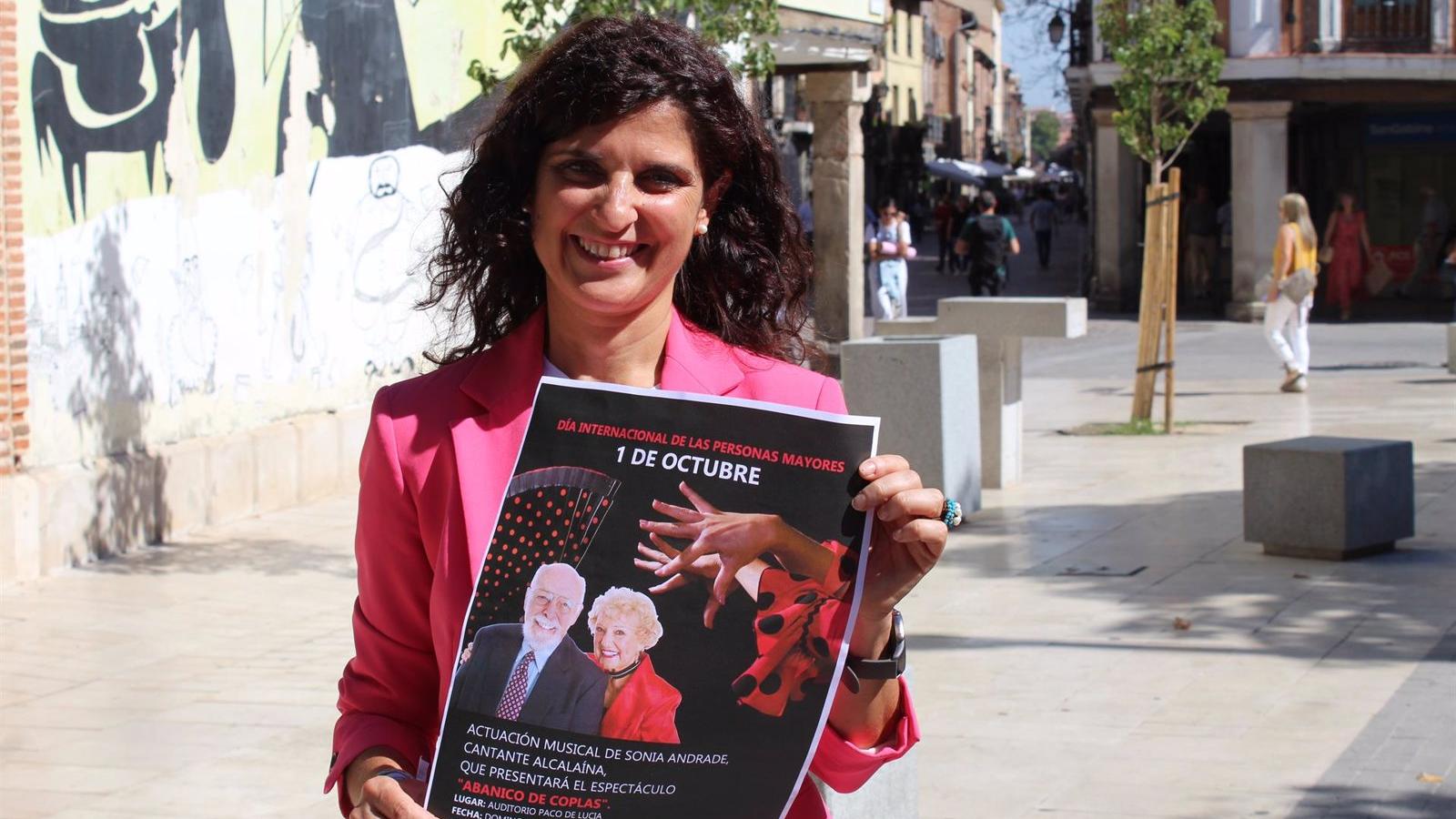 Sonia Andrade ofrecerá un concierto gratuito en el Paco de Lucía de Alcalá por el Día de las Personas Mayores