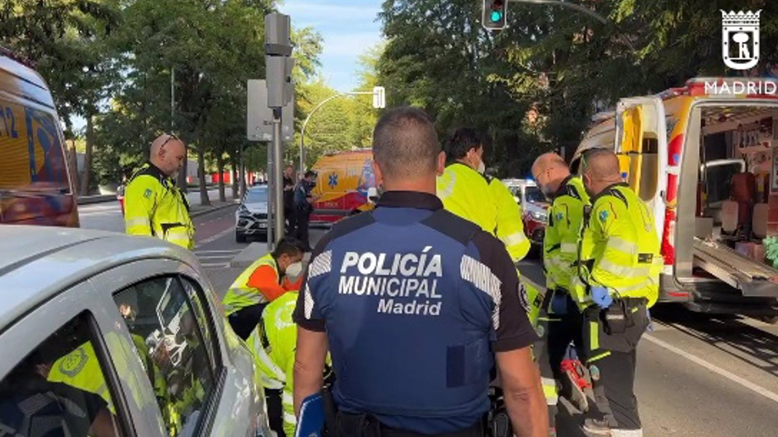  Herido grave un hombre de 82 años atropellado en el madrileño paseo de Yeserías