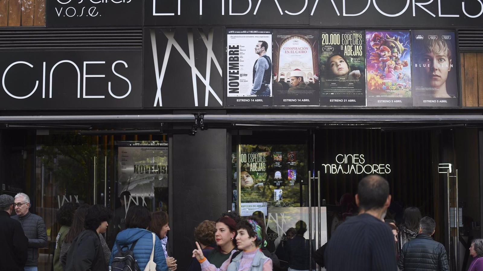 La fiesta del cine registra casi 1,2 millones de espectadores, un 22% más que en mayo