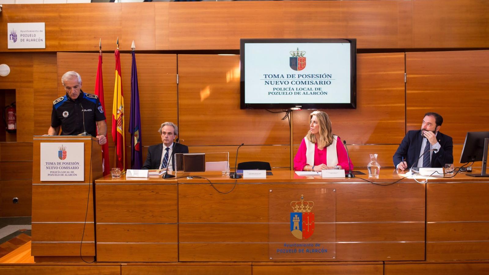 Lorenzo Manuel Antolínez toma posesión como nuevo Comisario de la Policía Municipal de Pozuelo