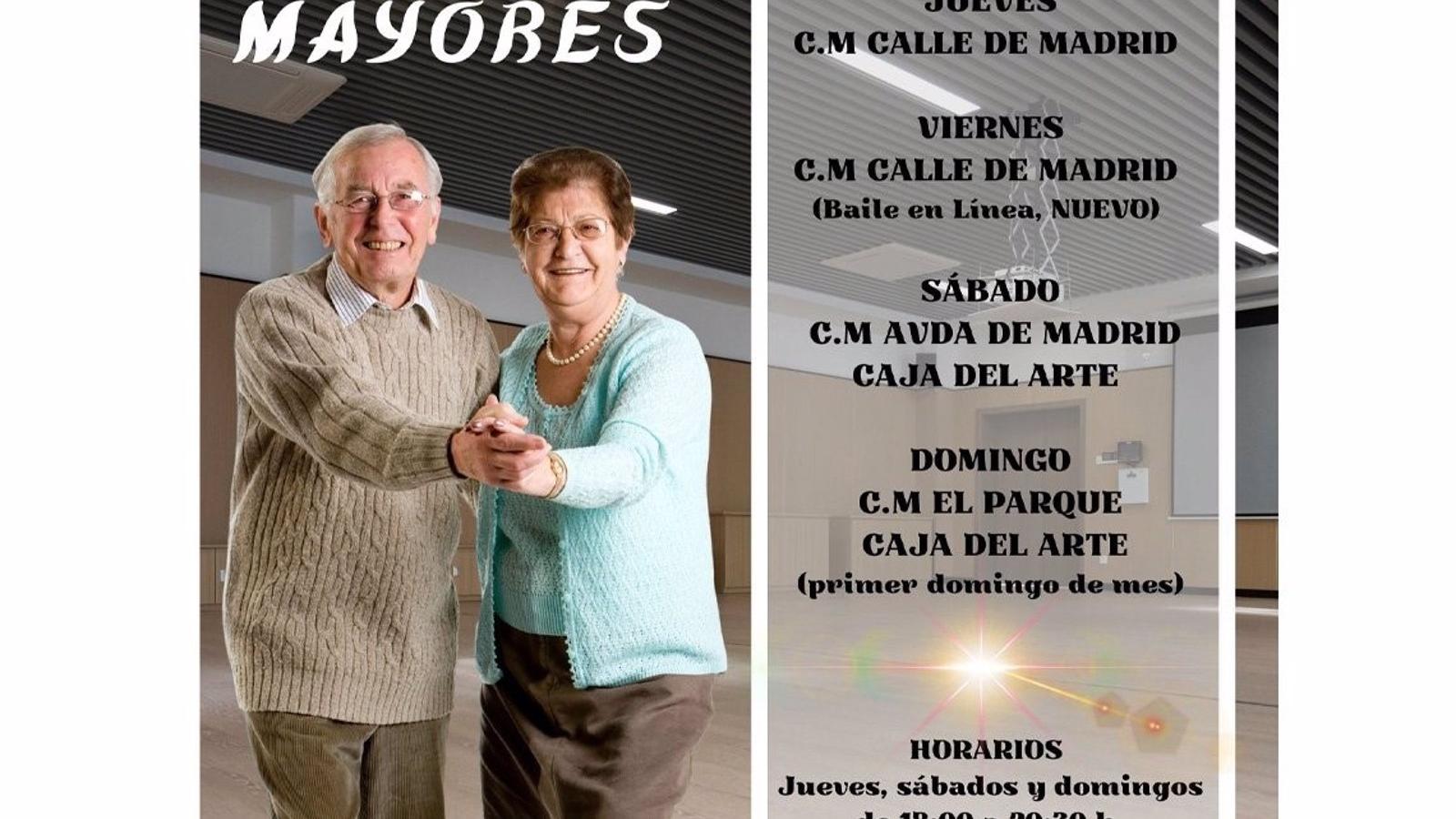 Vuelve la temporada de baile en Torrejón para el colectivo de mayores con más sesiones